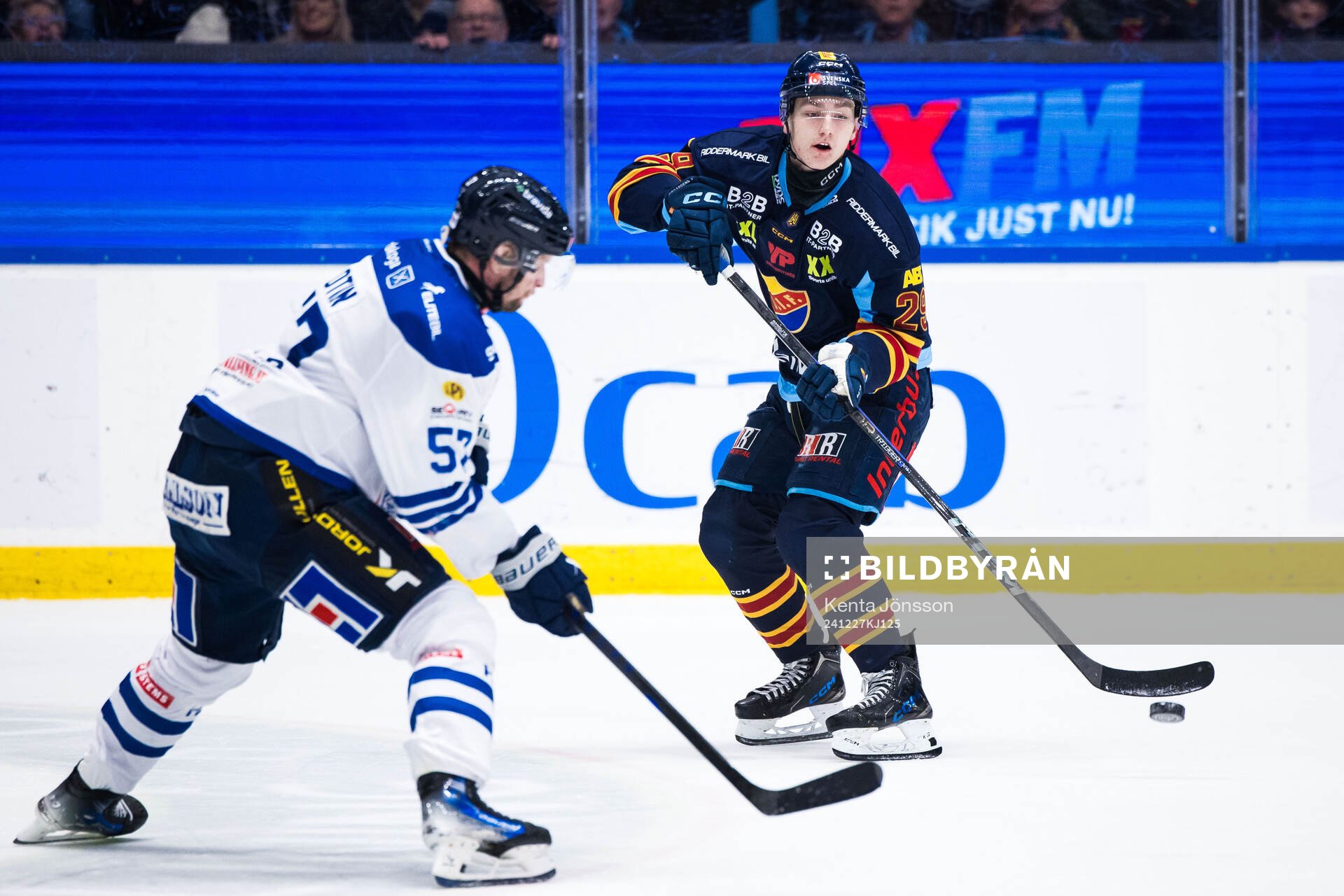Karlskogas Johan Motin och Djurgårdens Wilson Björck