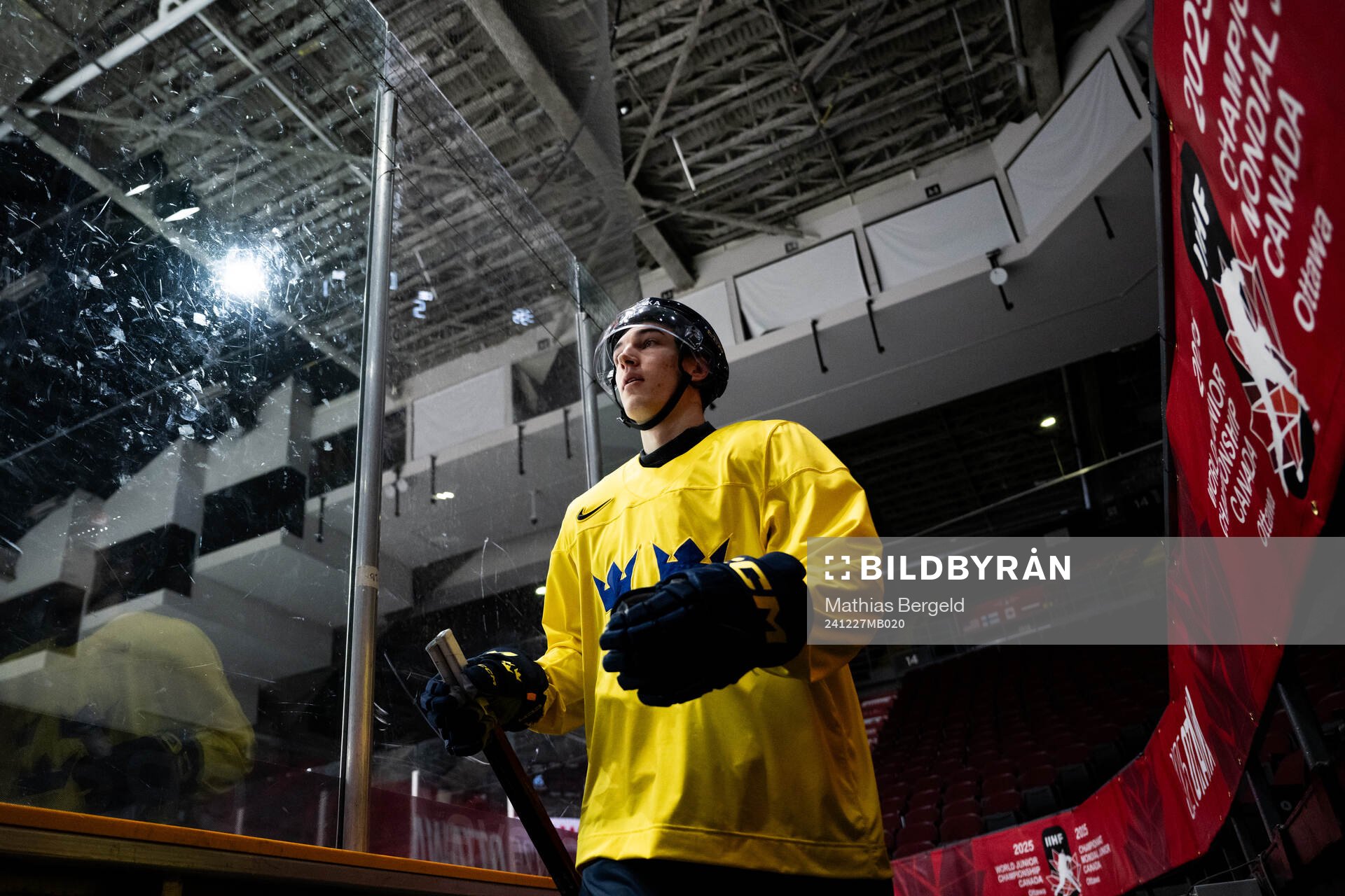 David Edstrom of Sweden at a practice session