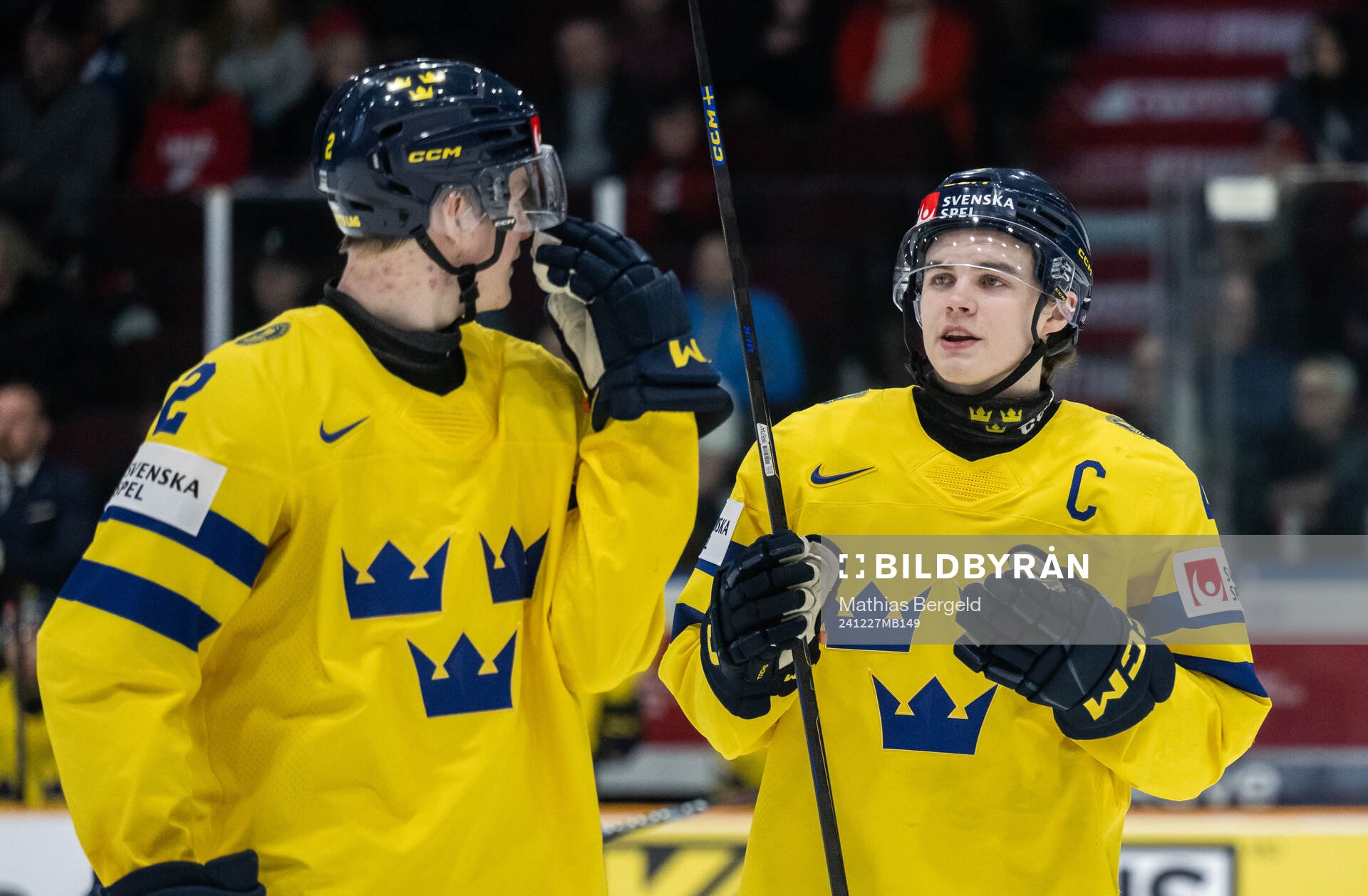 Rasmus Bergqvist and Axel Sandin-Pellikka of Sweden