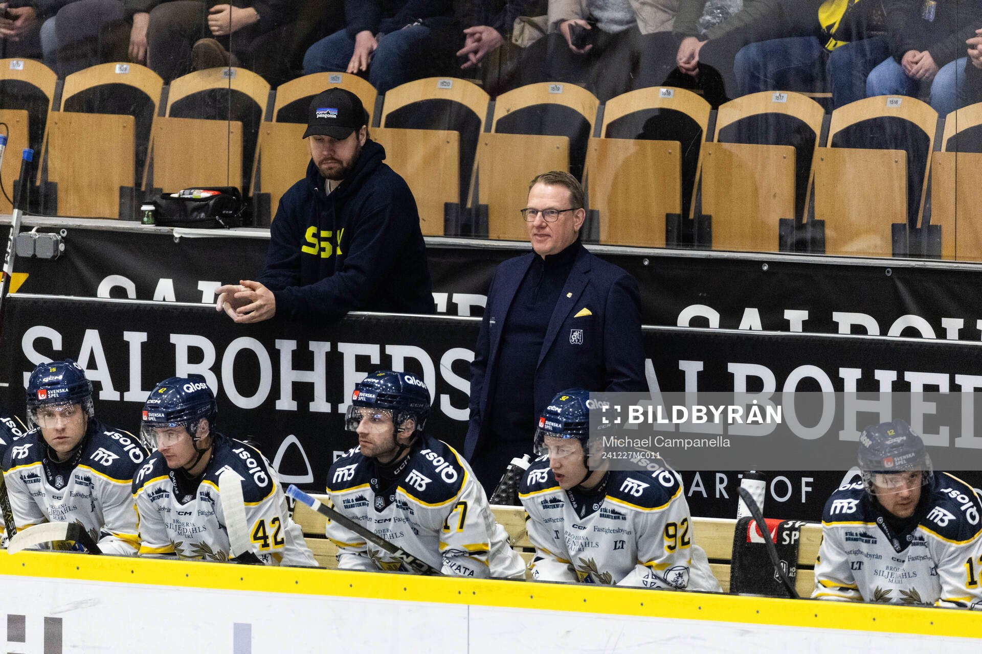 Södertäljes tränare Magnus Bogren