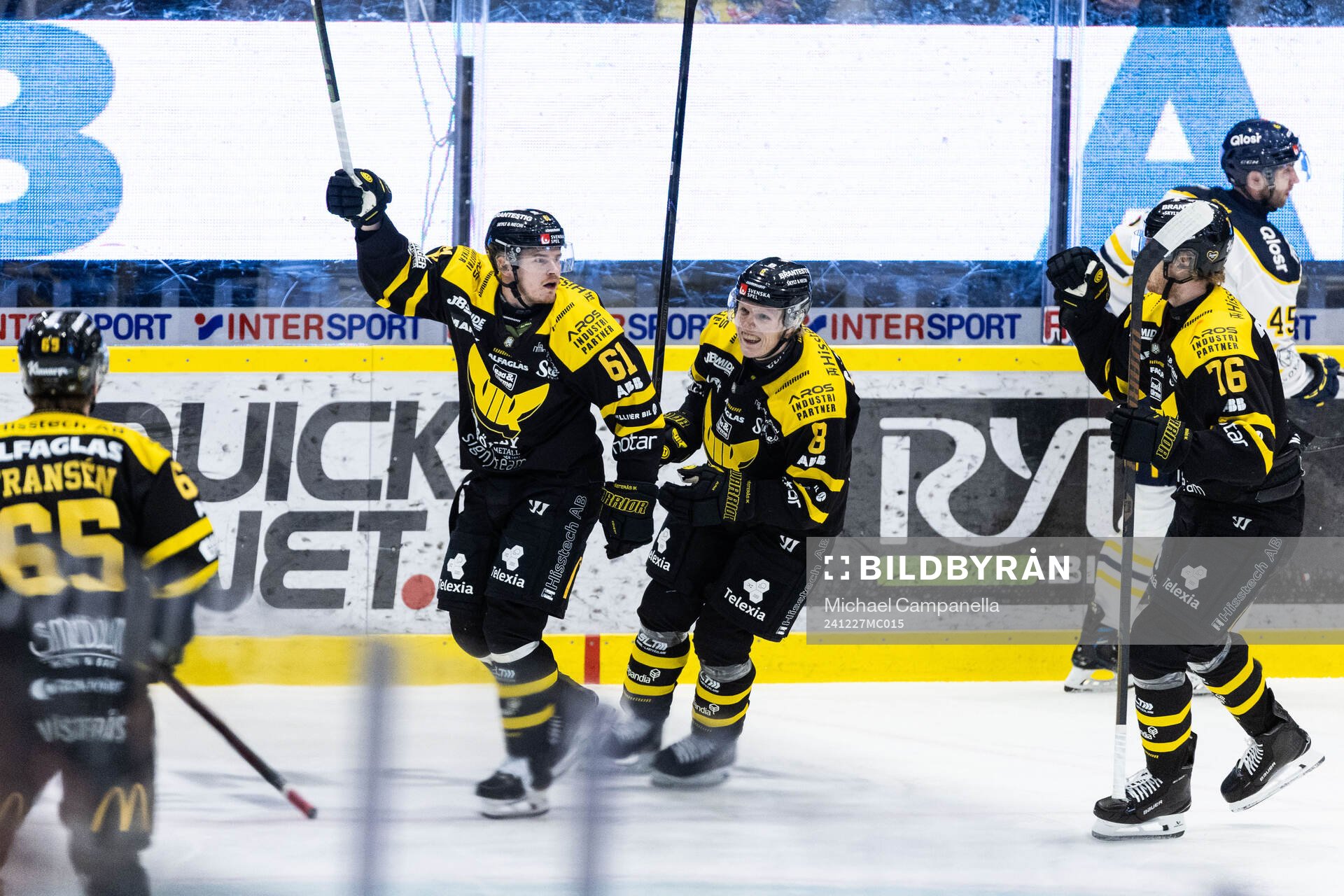 Västerås Malte Sjögren jublar