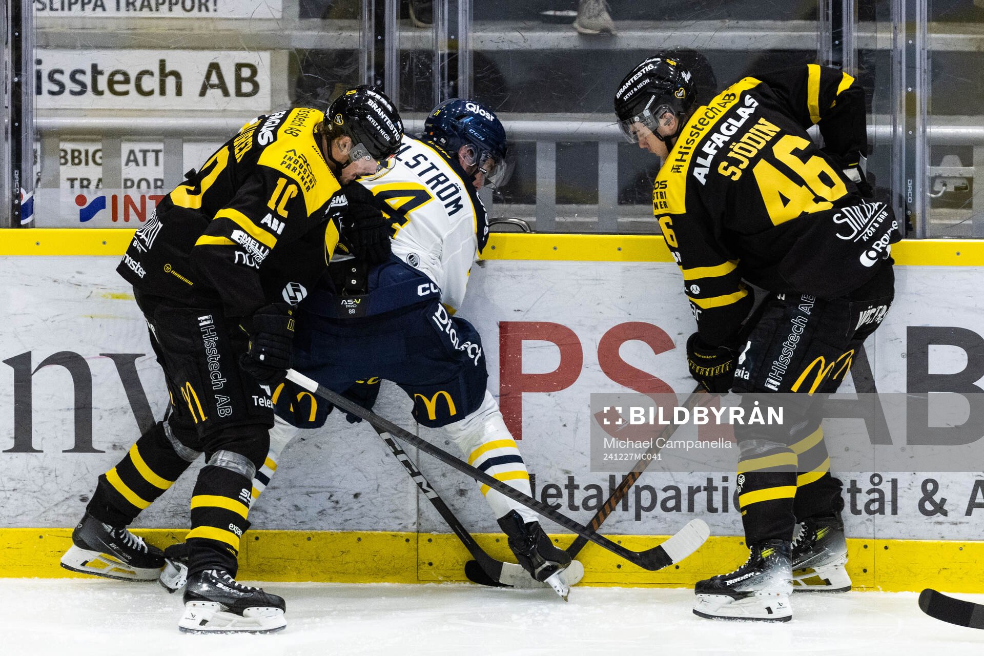 Södertäljes Jacob Dahlström mot Västerås Jimmie