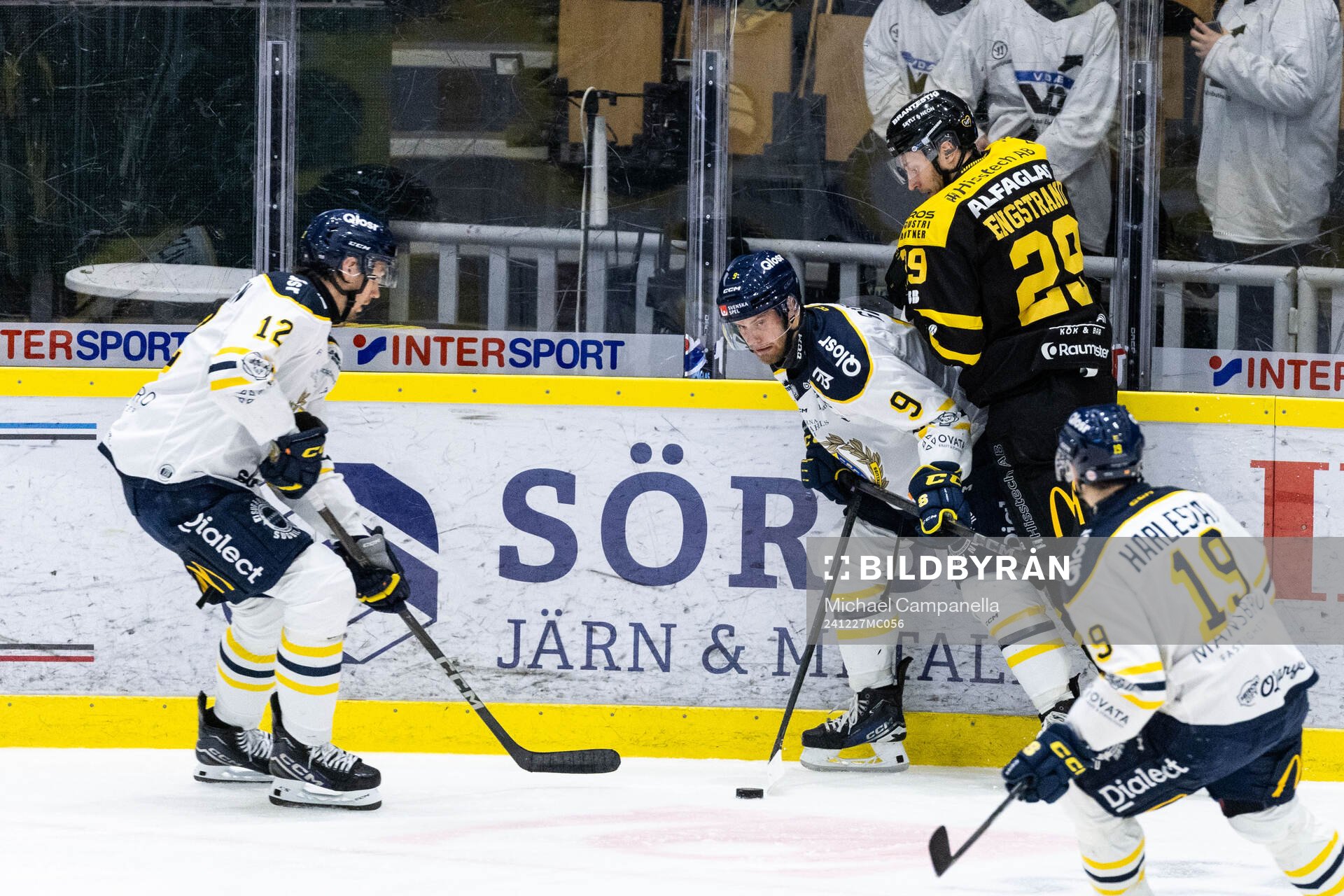 Södertäljes Viktor Liljegren och Viktor Grahn mot