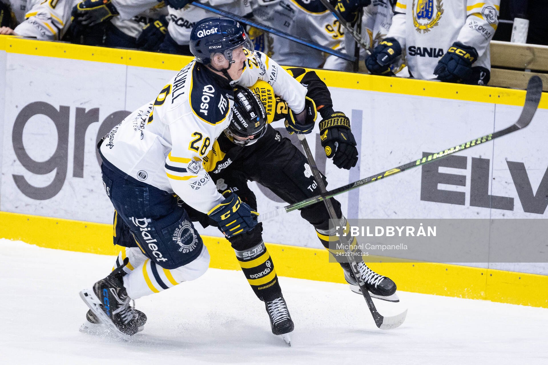 Södertäljes Adam Hesselvall och Västerås Carl Jakobsson