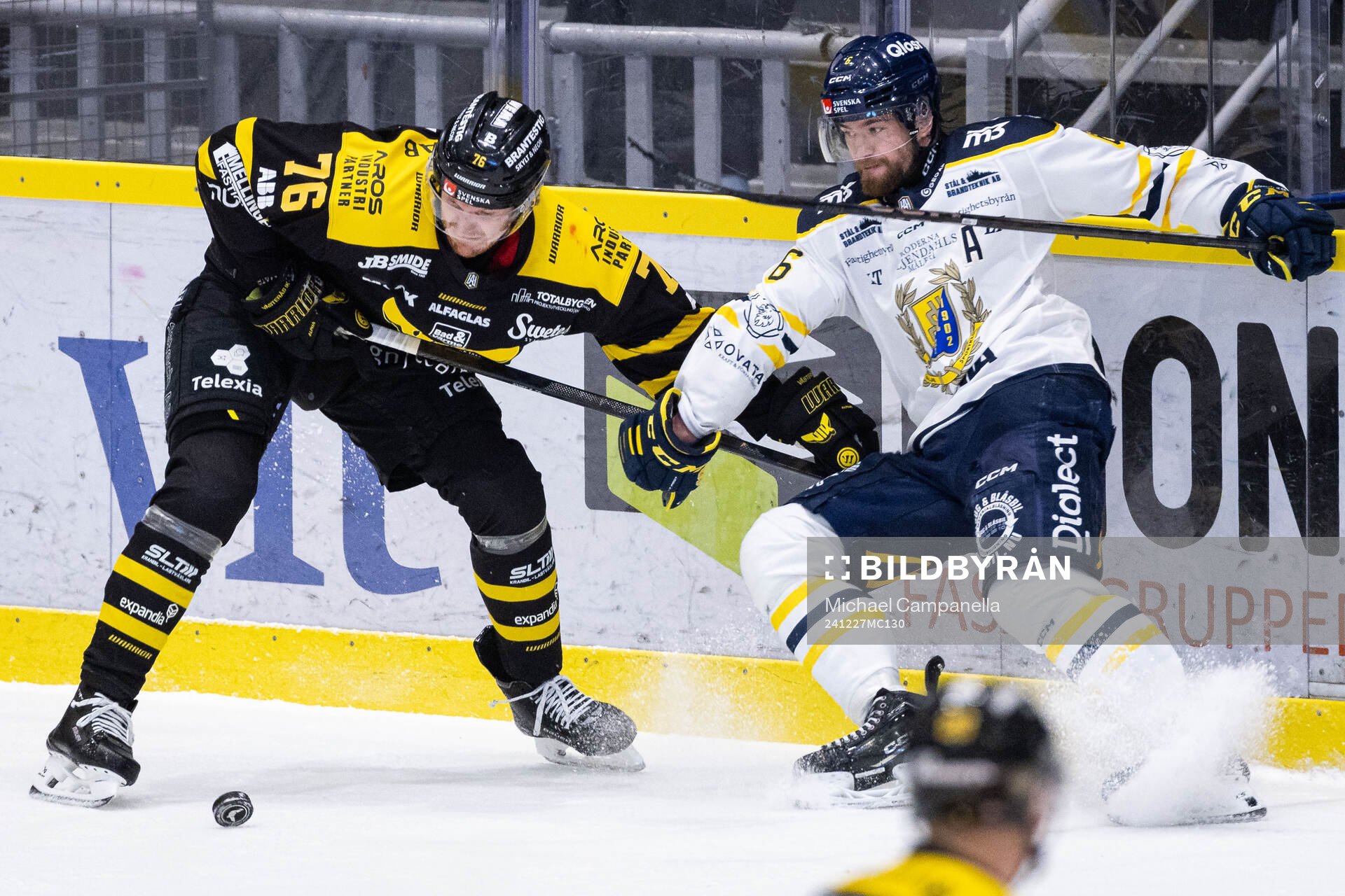 Västerås Oskar Kvist och Södertäljes Olli Vainio