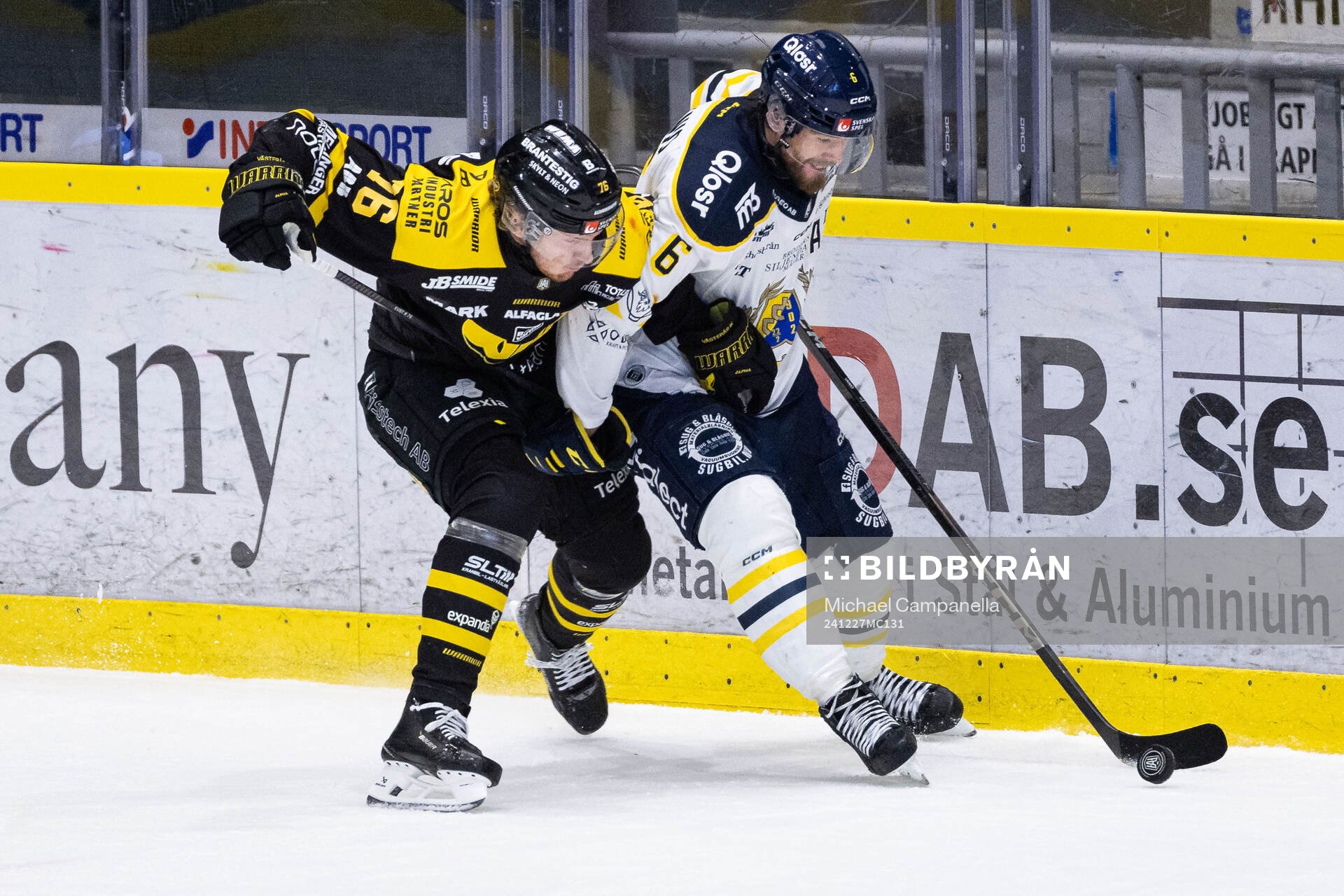 Västerås Oskar Kvist och Södertäljes Olli Vainio