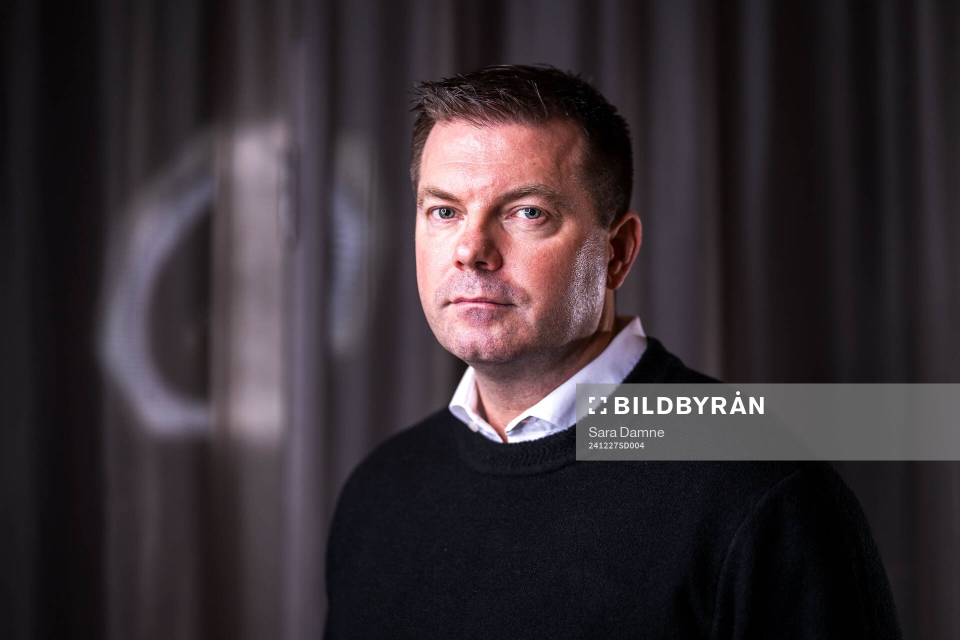 Häckens nya tränare Jens Gustafsson poserar för ett porträtt den 27 december 2024 i Stockholm. 