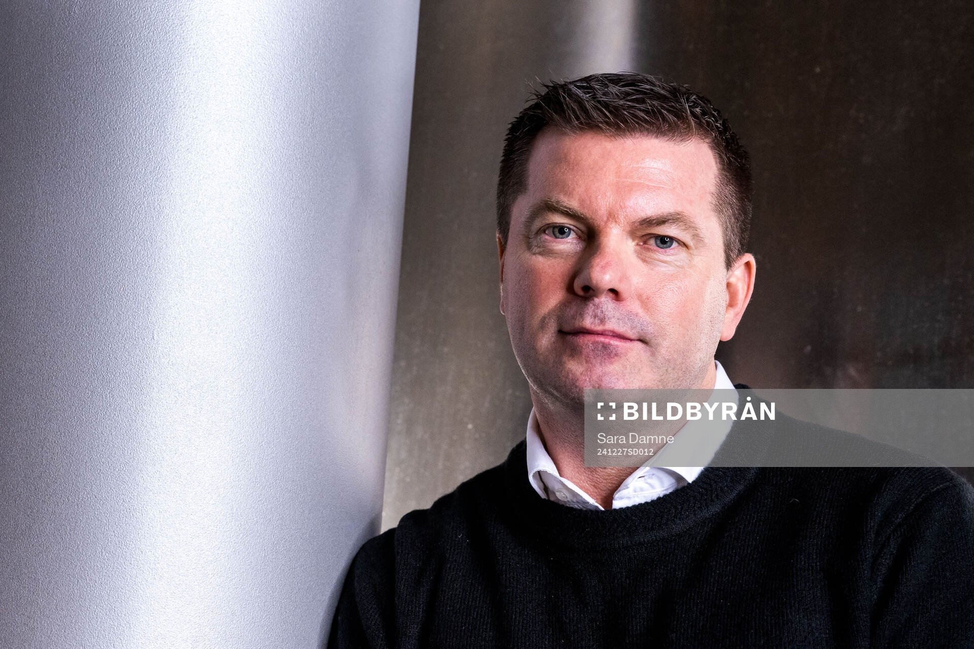 Häckens nya tränare Jens Gustafsson poserar för ett porträtt den 27 december 2024 i Stockholm. 