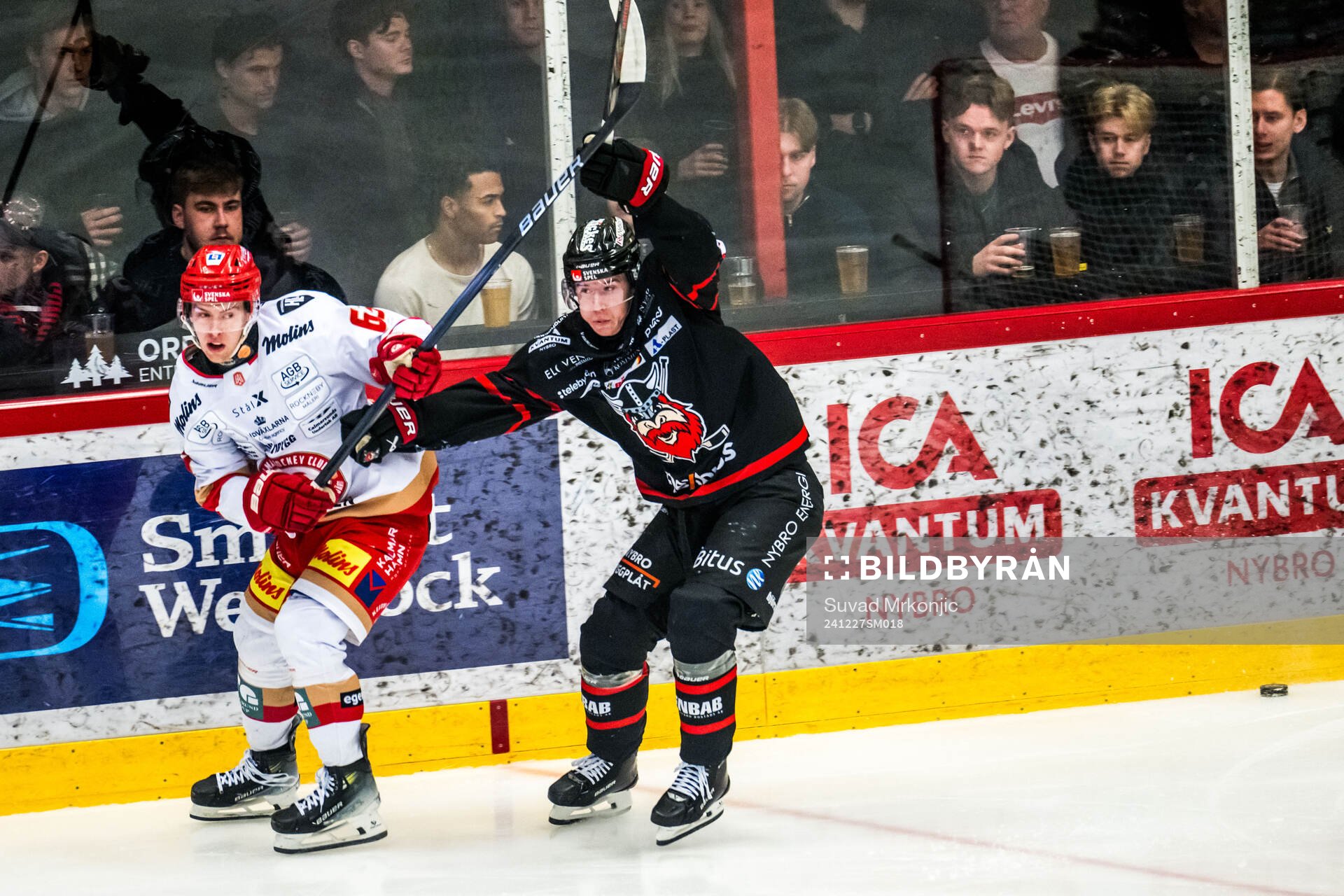 Kalmars Matt Fonteyne och Nybros Kalle Holm