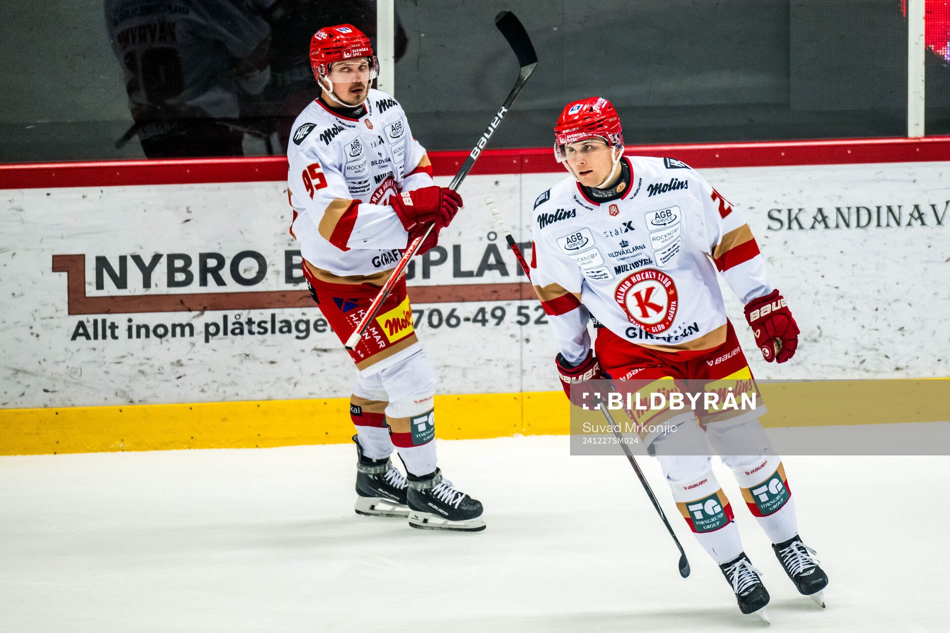 Kalmars John Dahlström jublar