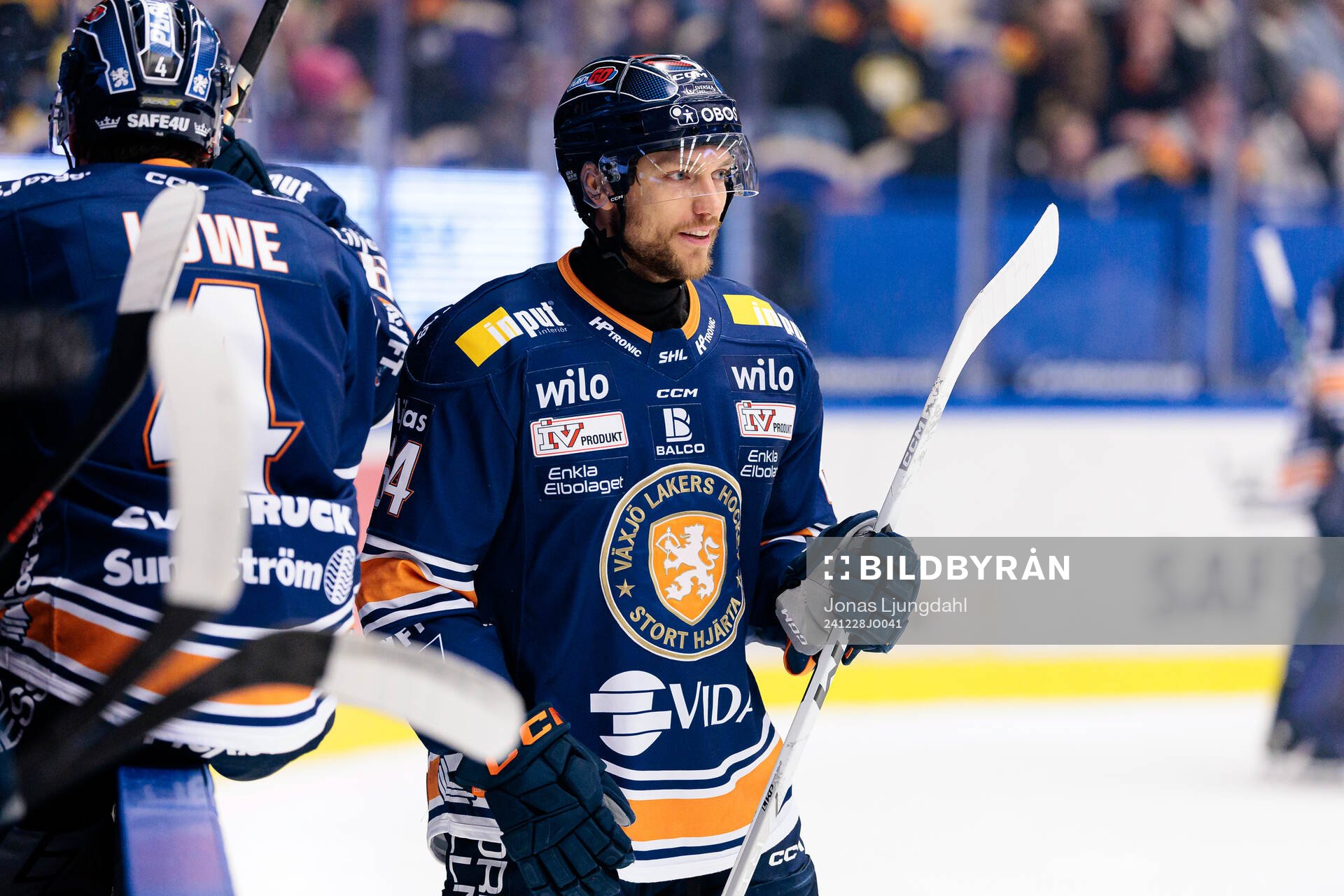Växjös Eric Martinsson jublar