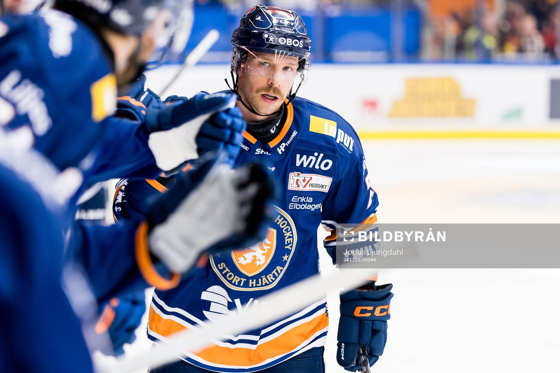 Växjös Brian Cooper jublar