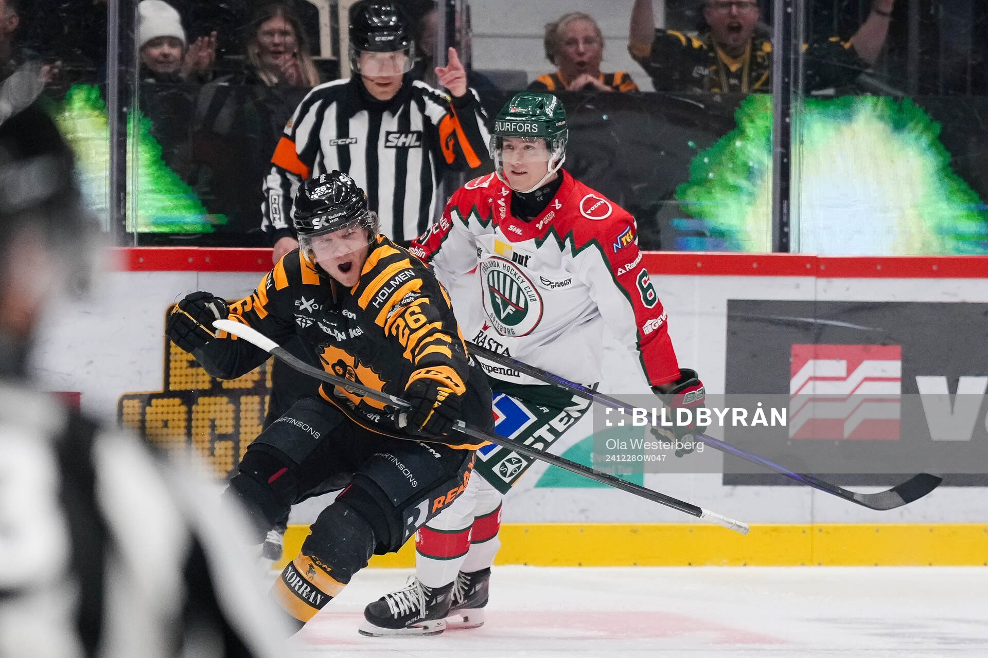 Skellefteås Anton Heikkinen jublar