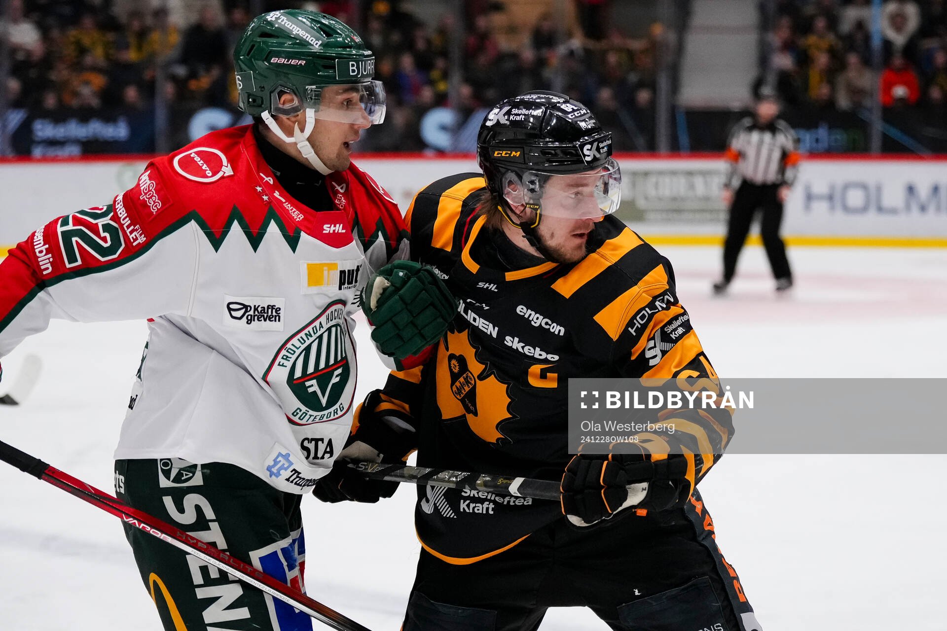 Frölundas Linus Nässen och Skellefteås Jonathan Pudas
