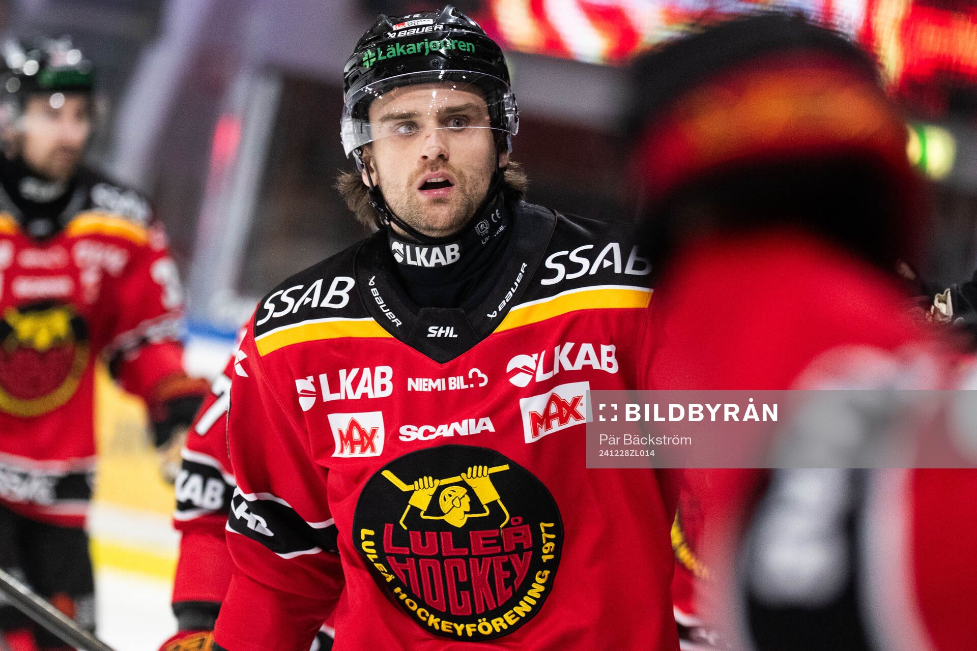 Luleås Pontus Själin jublar