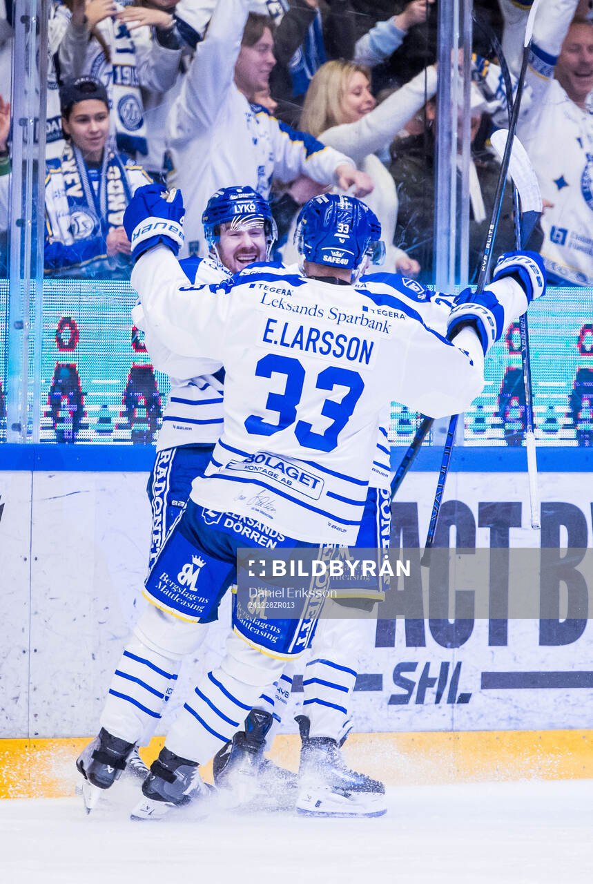 Leksands Matt Caito jublar