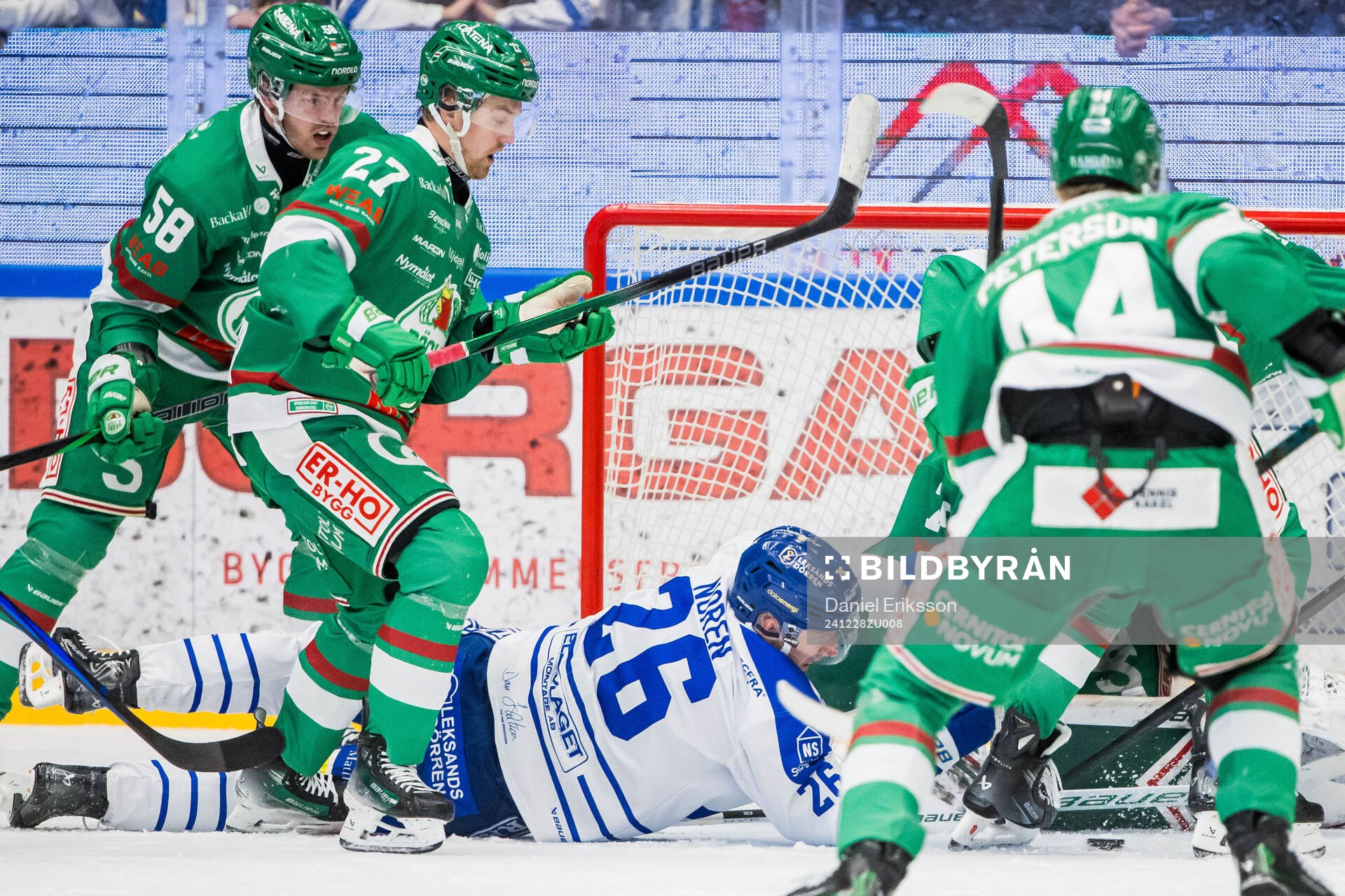Rögles Filip Johansson och Jesper Pettersson och Leksands