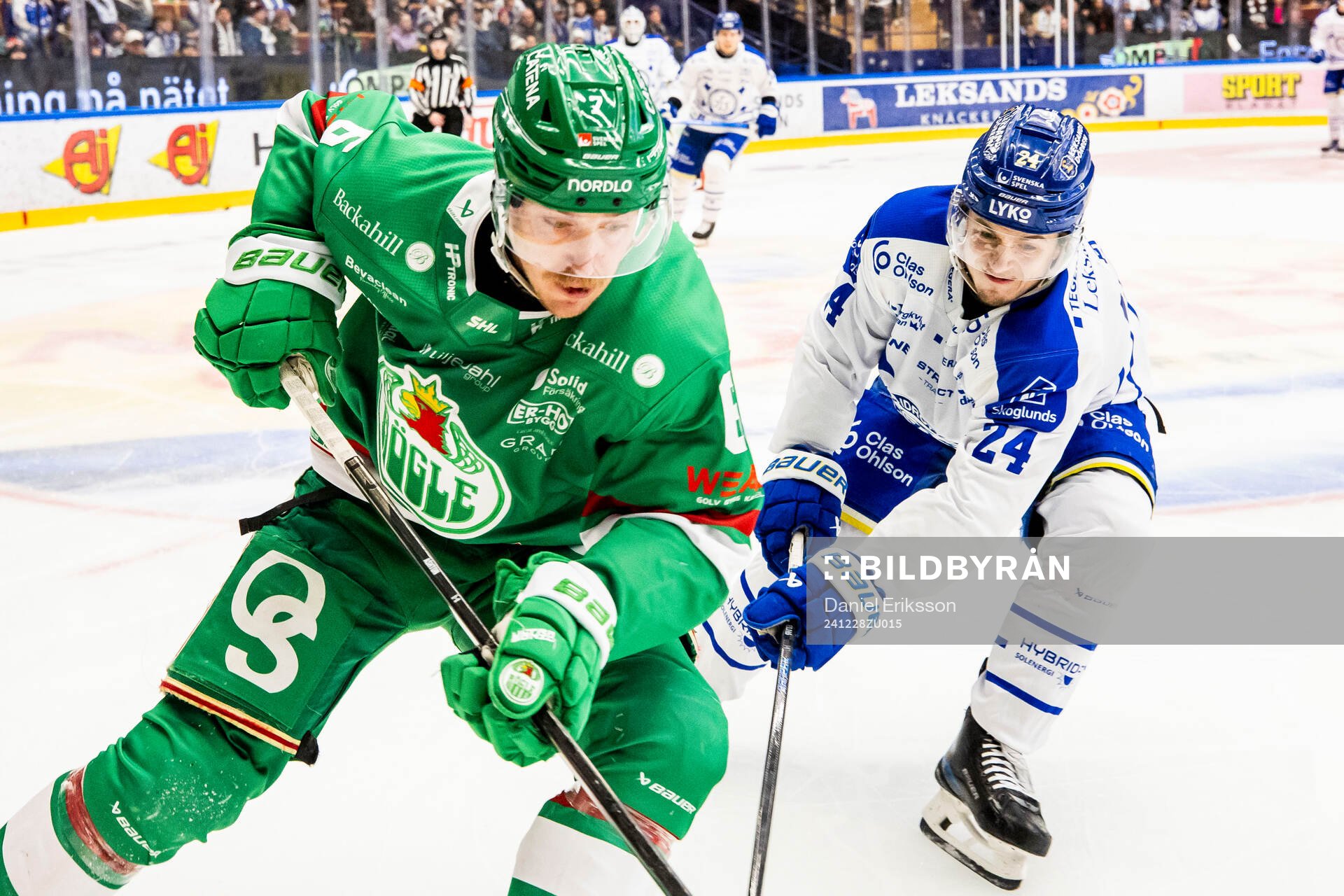 Rögles Carter Ashton och Leksands Arvid Eljas
