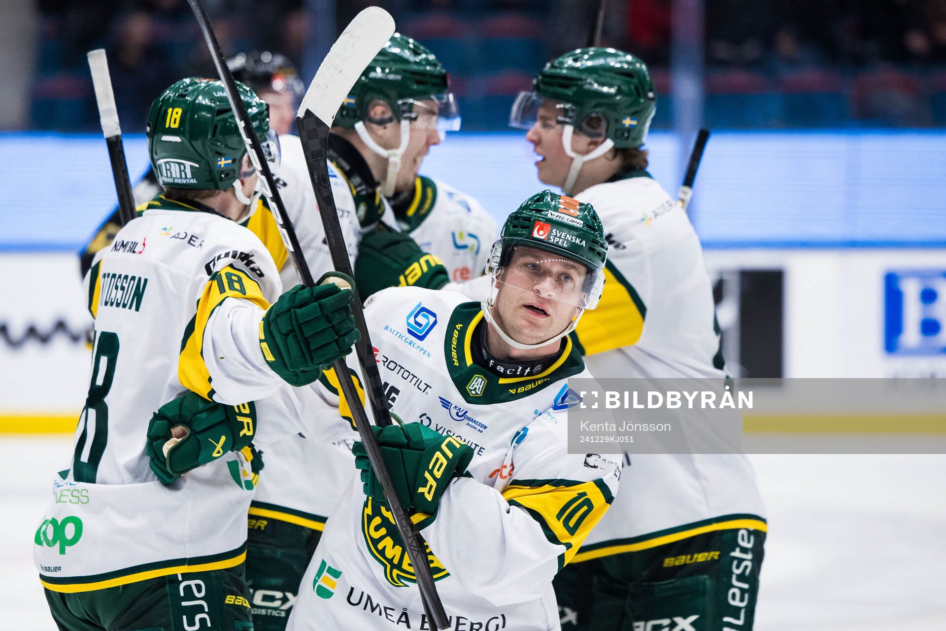 Björklövens Marcus Nilsson jublar