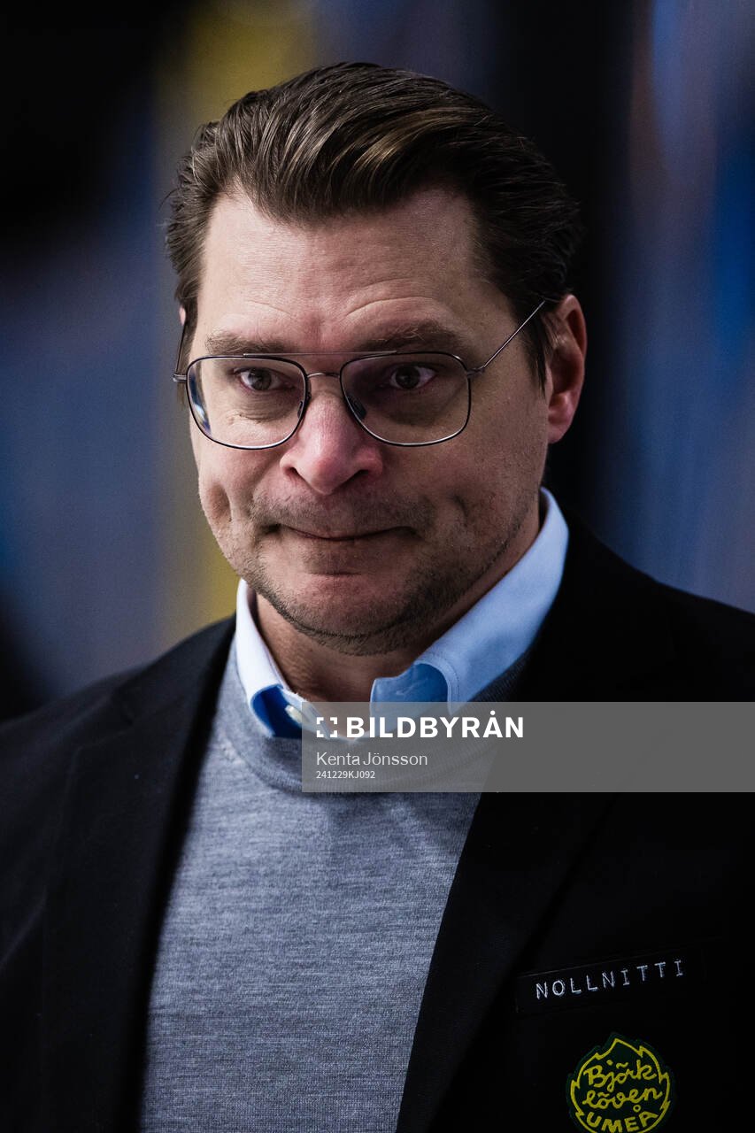 Björklövens tränare Björn Hellkvist