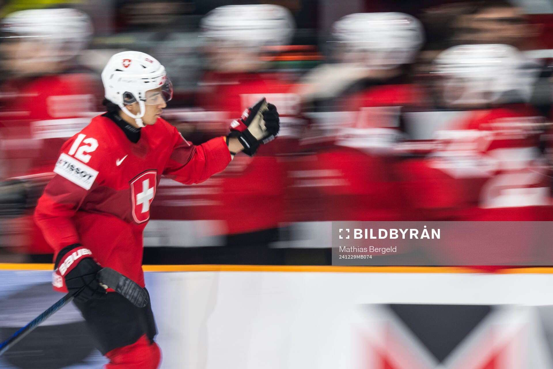 Kimo Gruber of Switzerland celebrates
