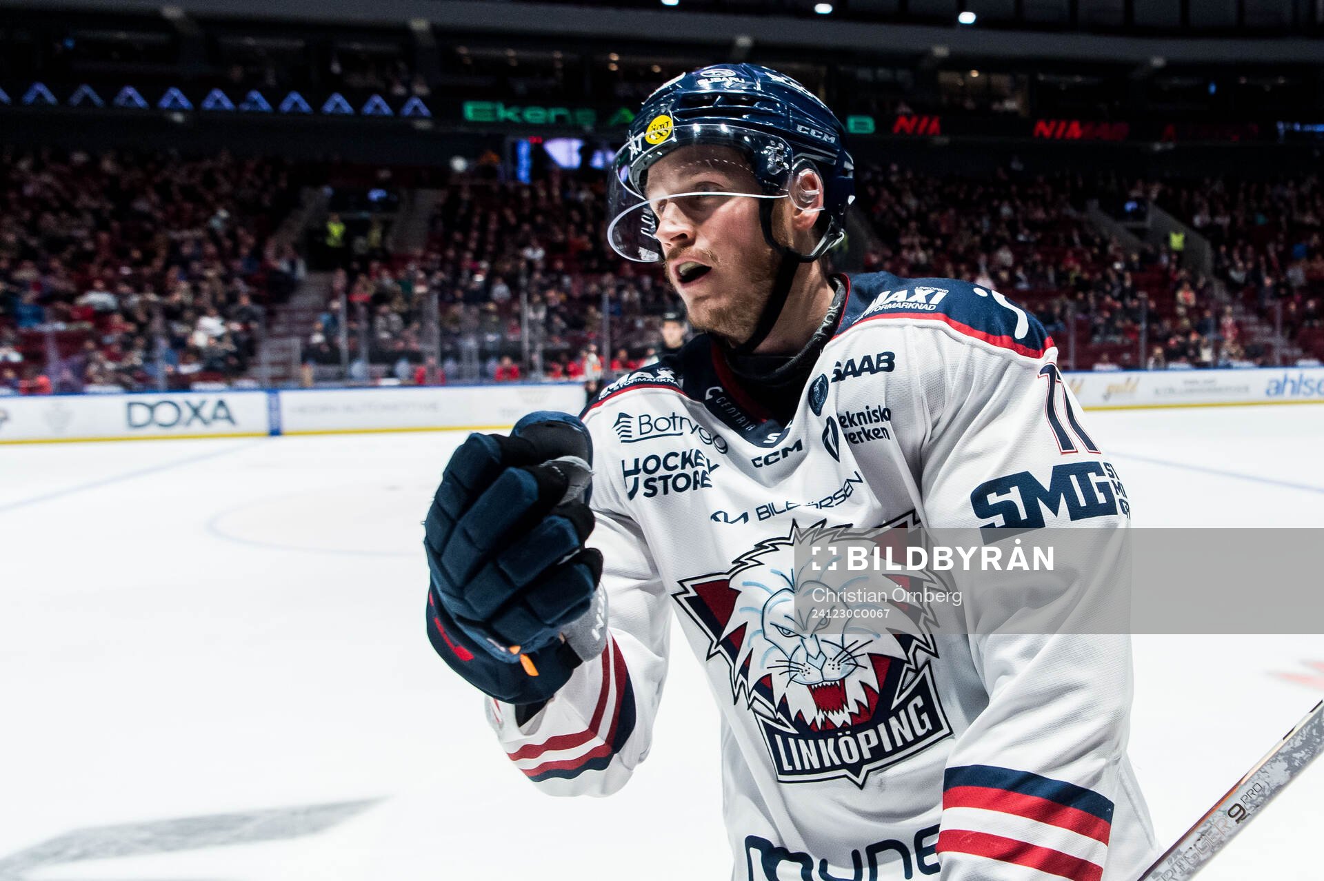 Linköpings Henrik Törnqvist jublar