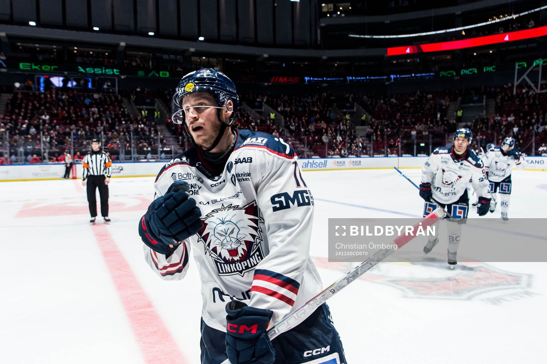 Linköpings Henrik Törnqvist jublar