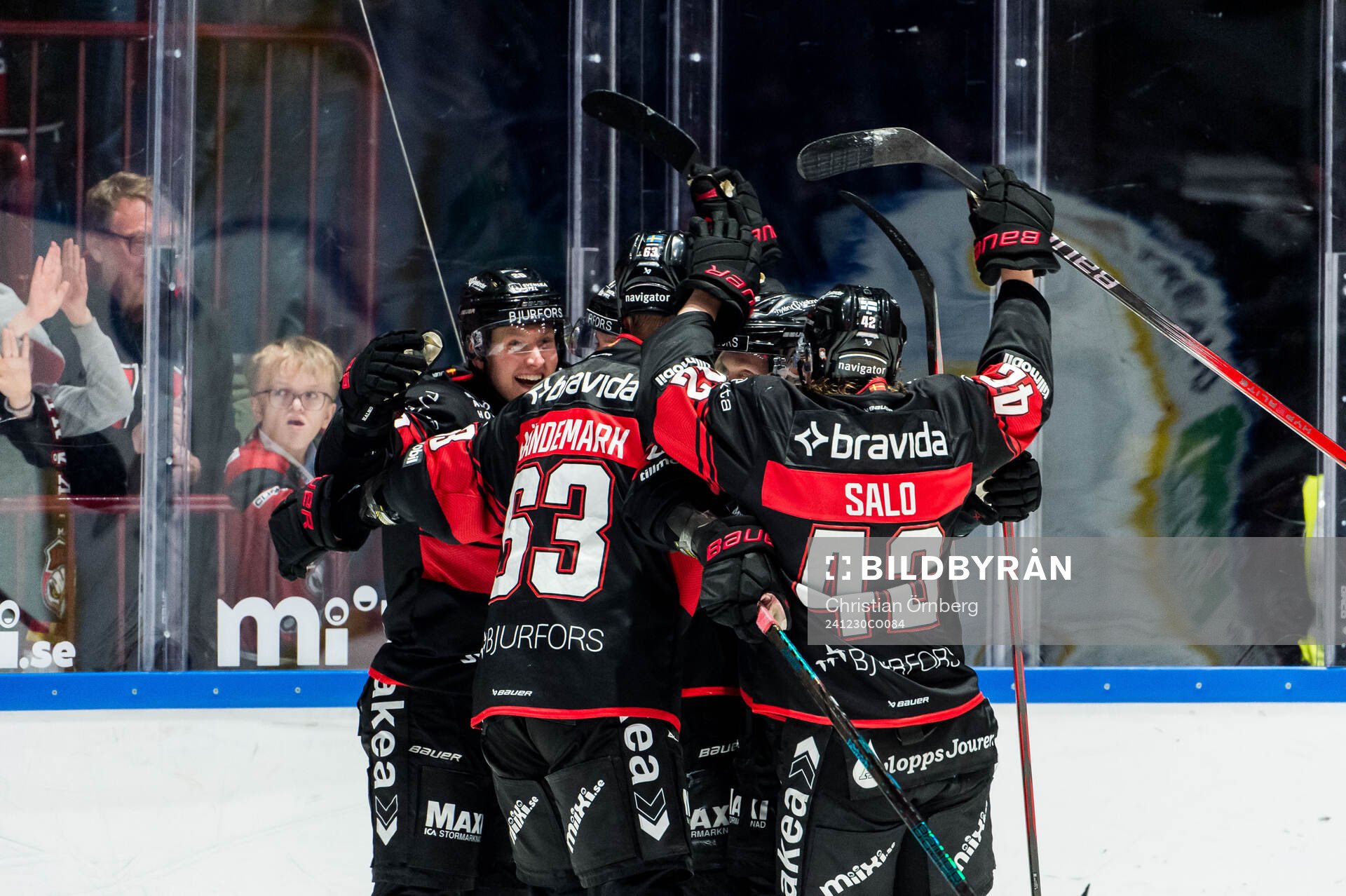 Malmö Redhawks Thomas Berg Paulsen jublar