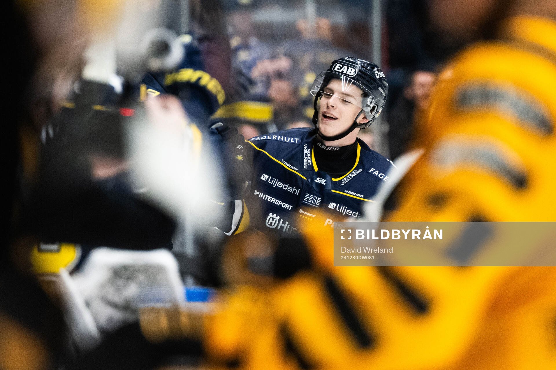 HV71s Oscar Fisker Molgaard jublar