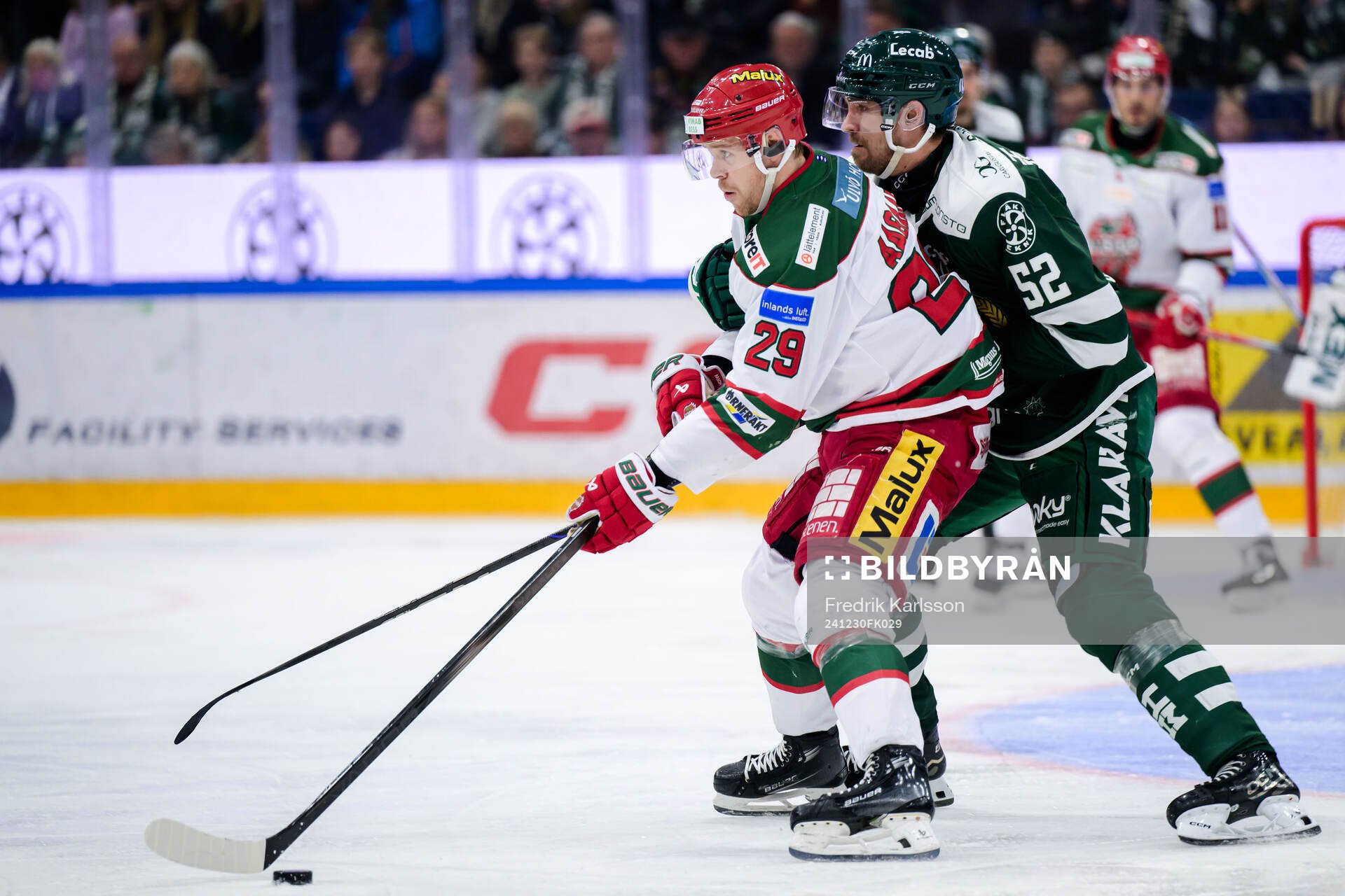 Modos Mikkel Aagaard och Färjestads August Tornberg