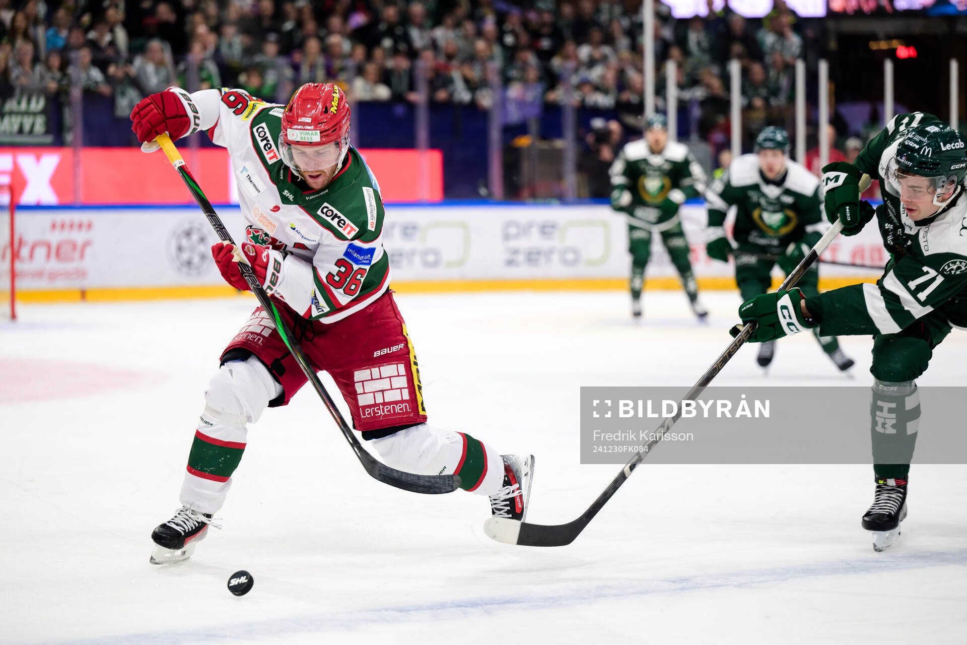 Modos Sebastian Ohlsson och Färjestads Viktor Lodin