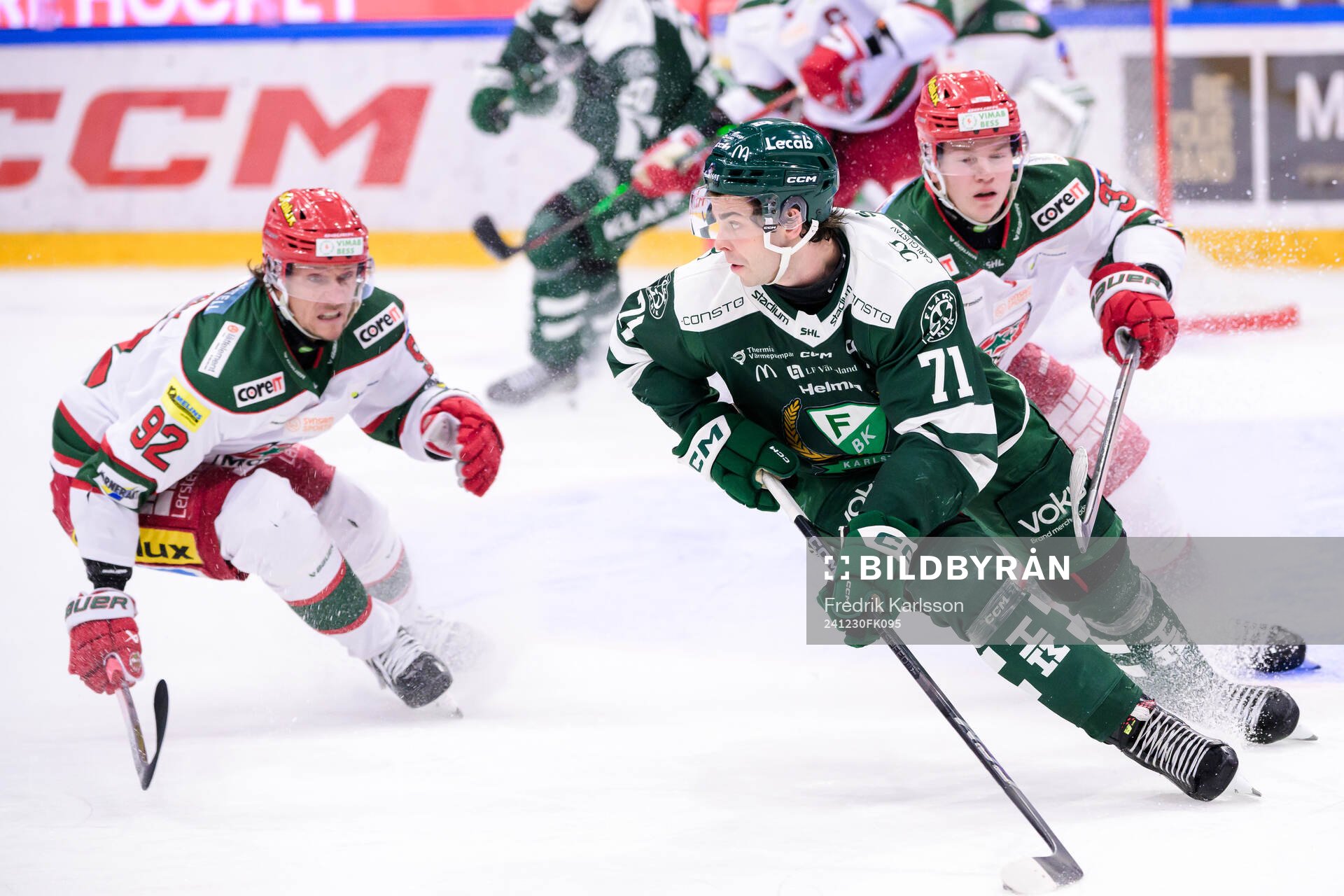 Modos Jesper Olofsson och Färjestads Viktor Lodin