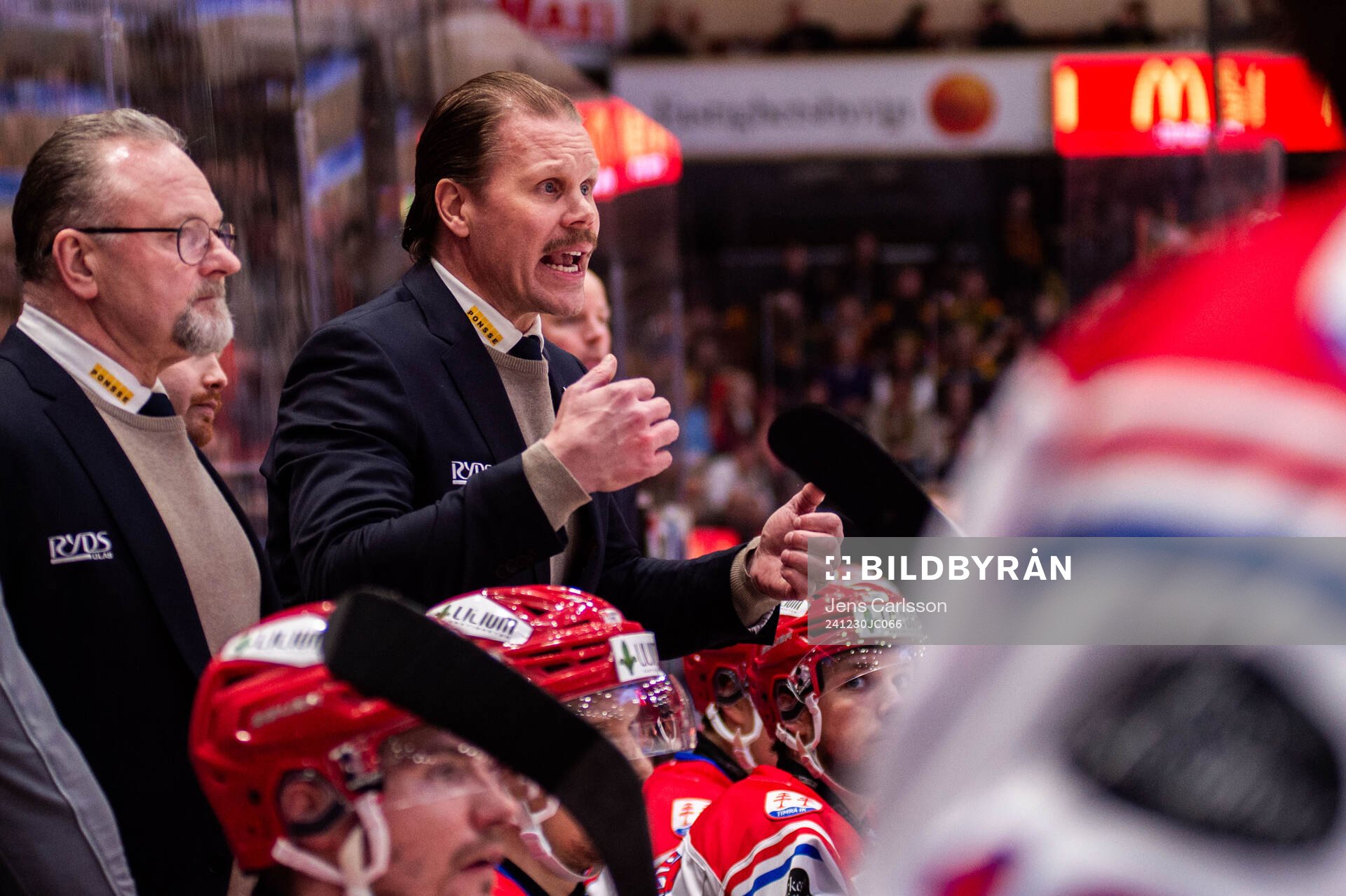 Timrås tränare Olli Jokinen reagerar