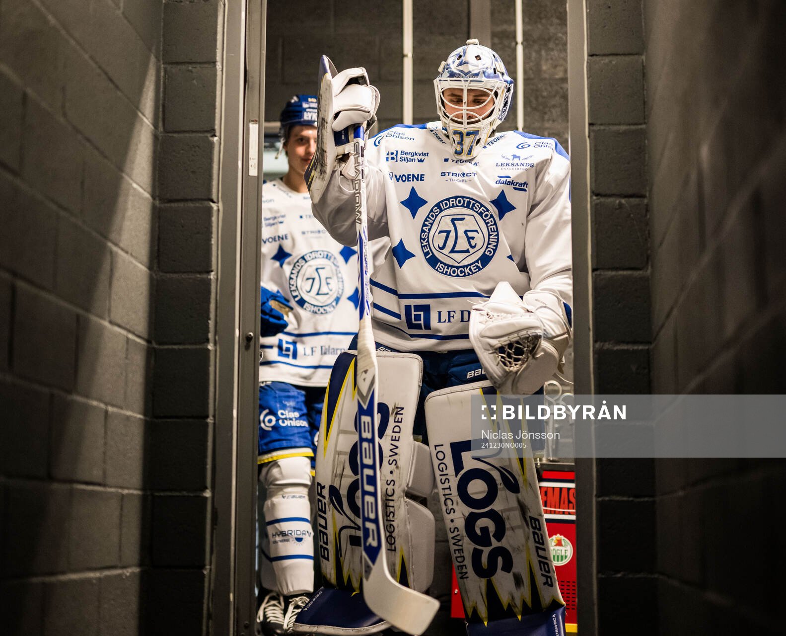 Leksands målvakt Jakob Hellsten