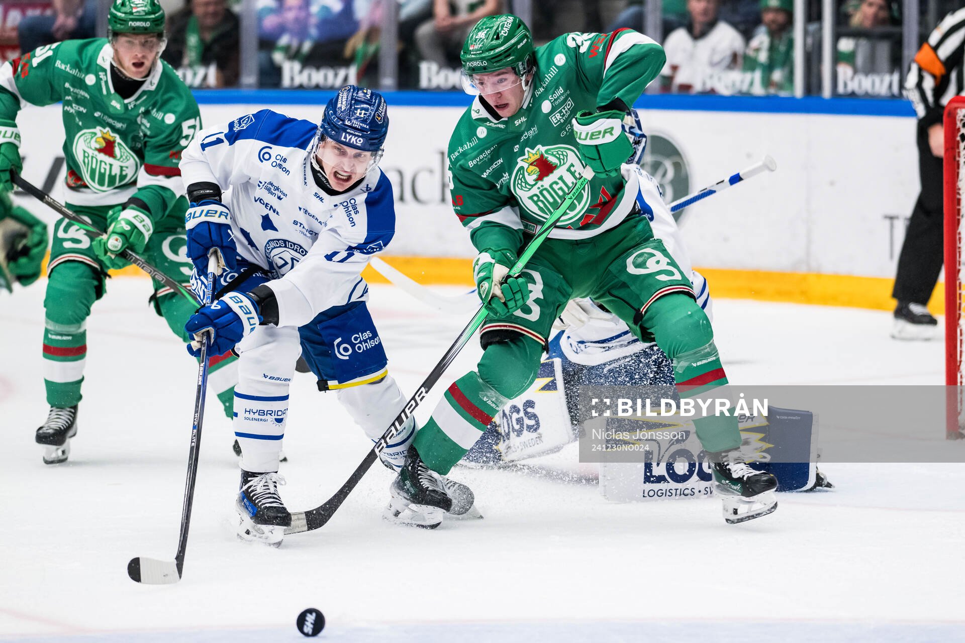 Leksands Martin Karlsson och Rögles Axel Smeds