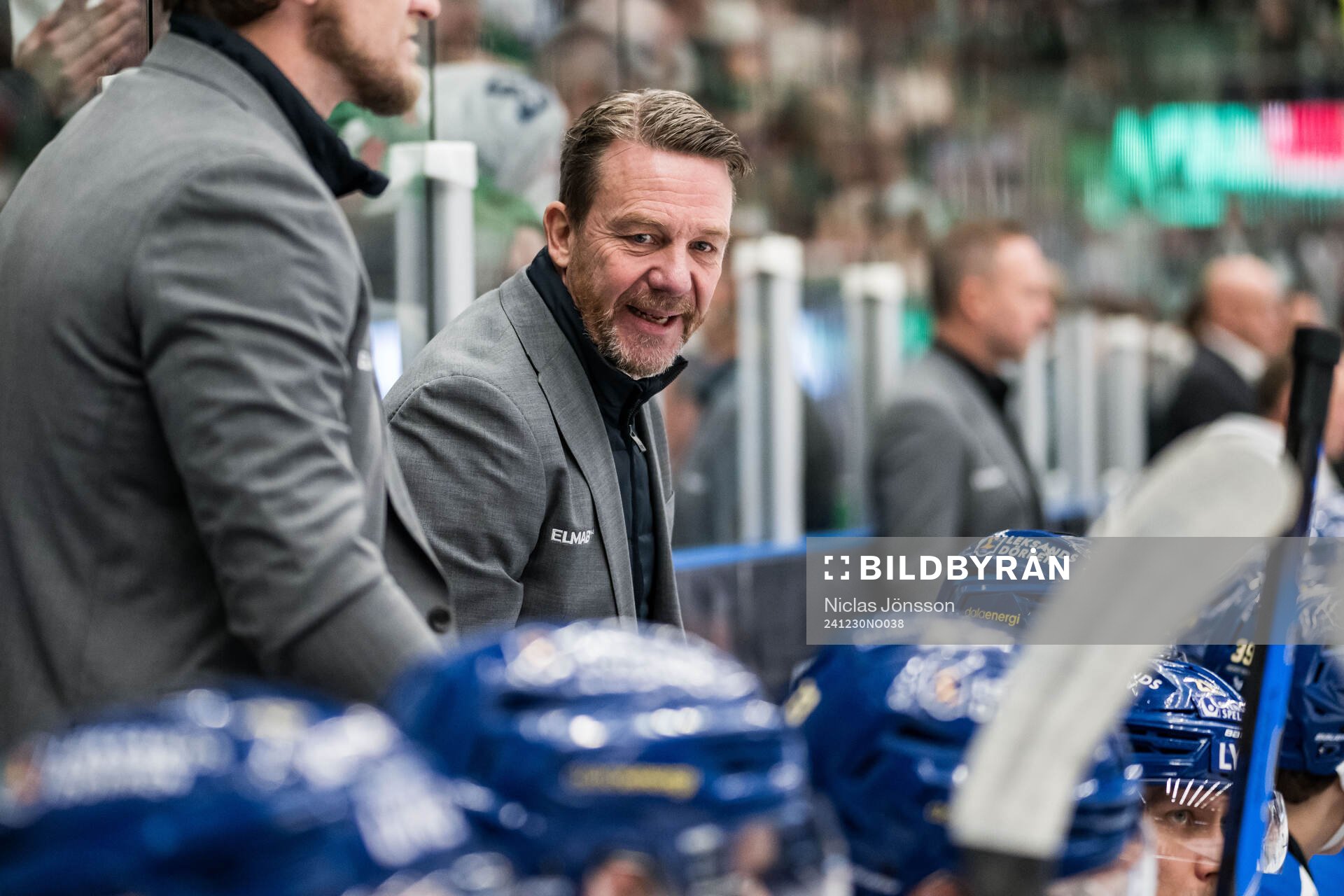 Leksands tränare Charles Berglund
