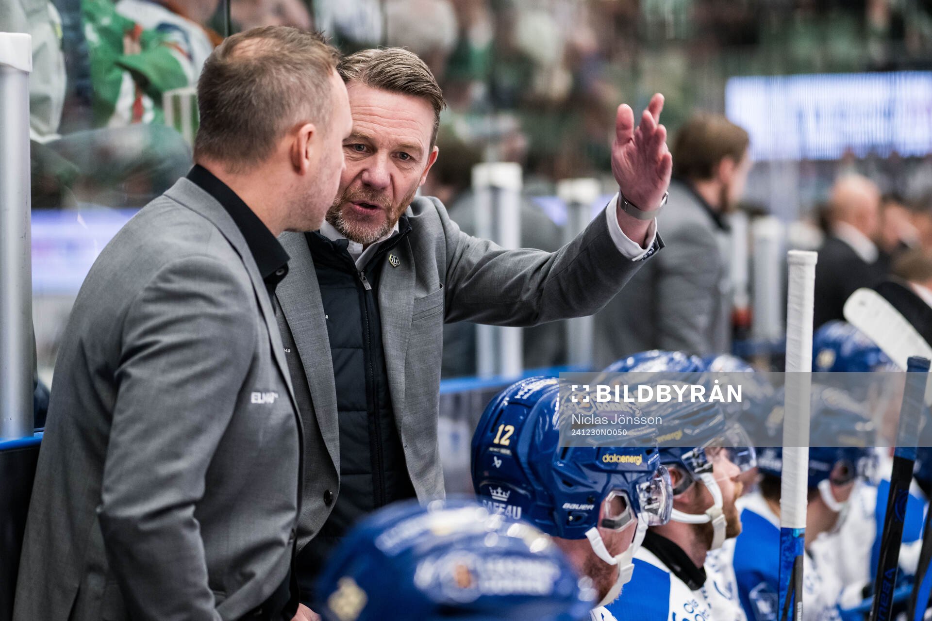 Leksands tränare Charles Berglund