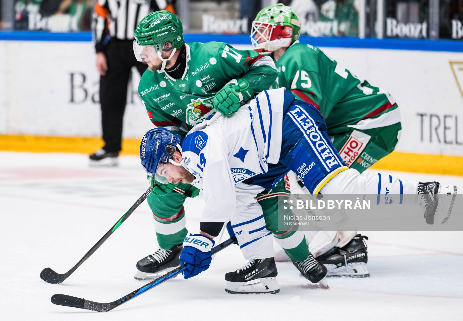 Rögles Jesper Pettersson och Leksands Oskar Lang