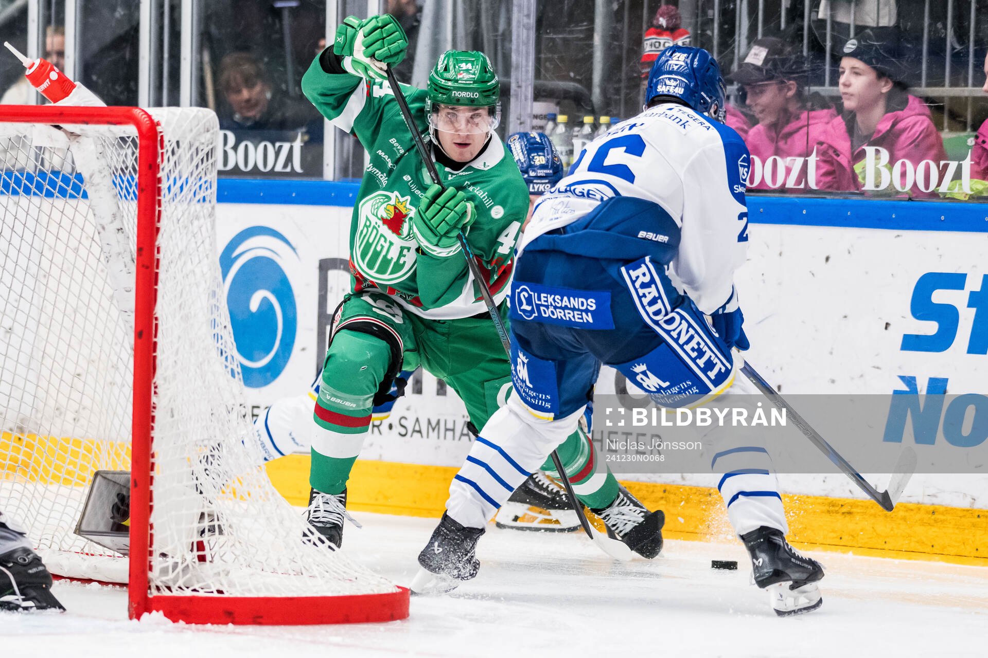 Rögles Jacob Peterson och Leksands Patrik Norén