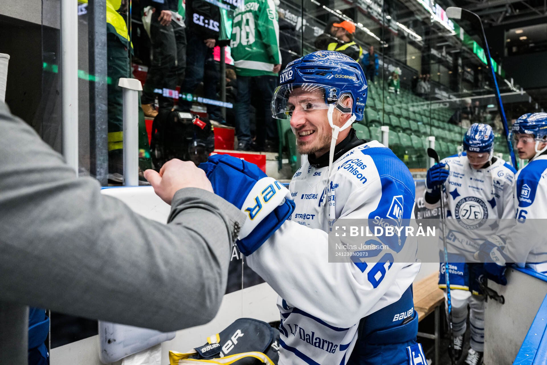 Leksands Patrik Norén jublar
