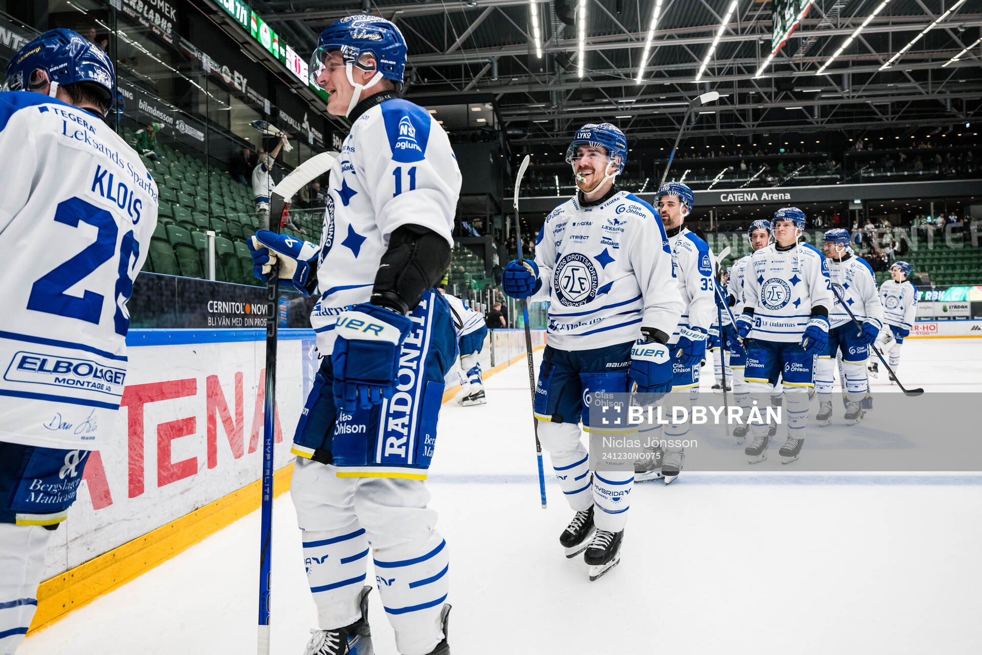 Leksands Matt Caito jublar