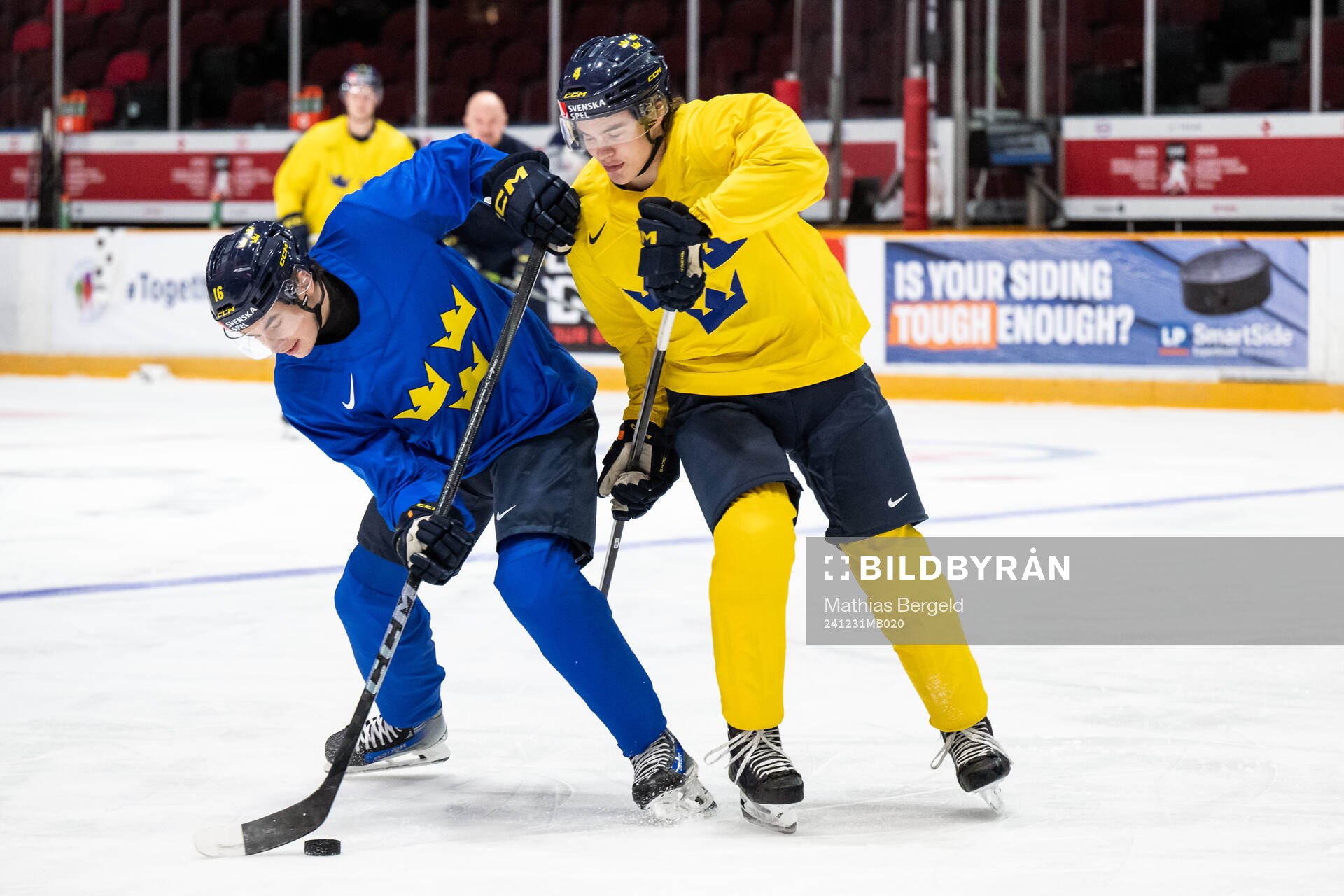 Felix Unger Sörum and Axel Sandin-Pellikka of Sweden at a