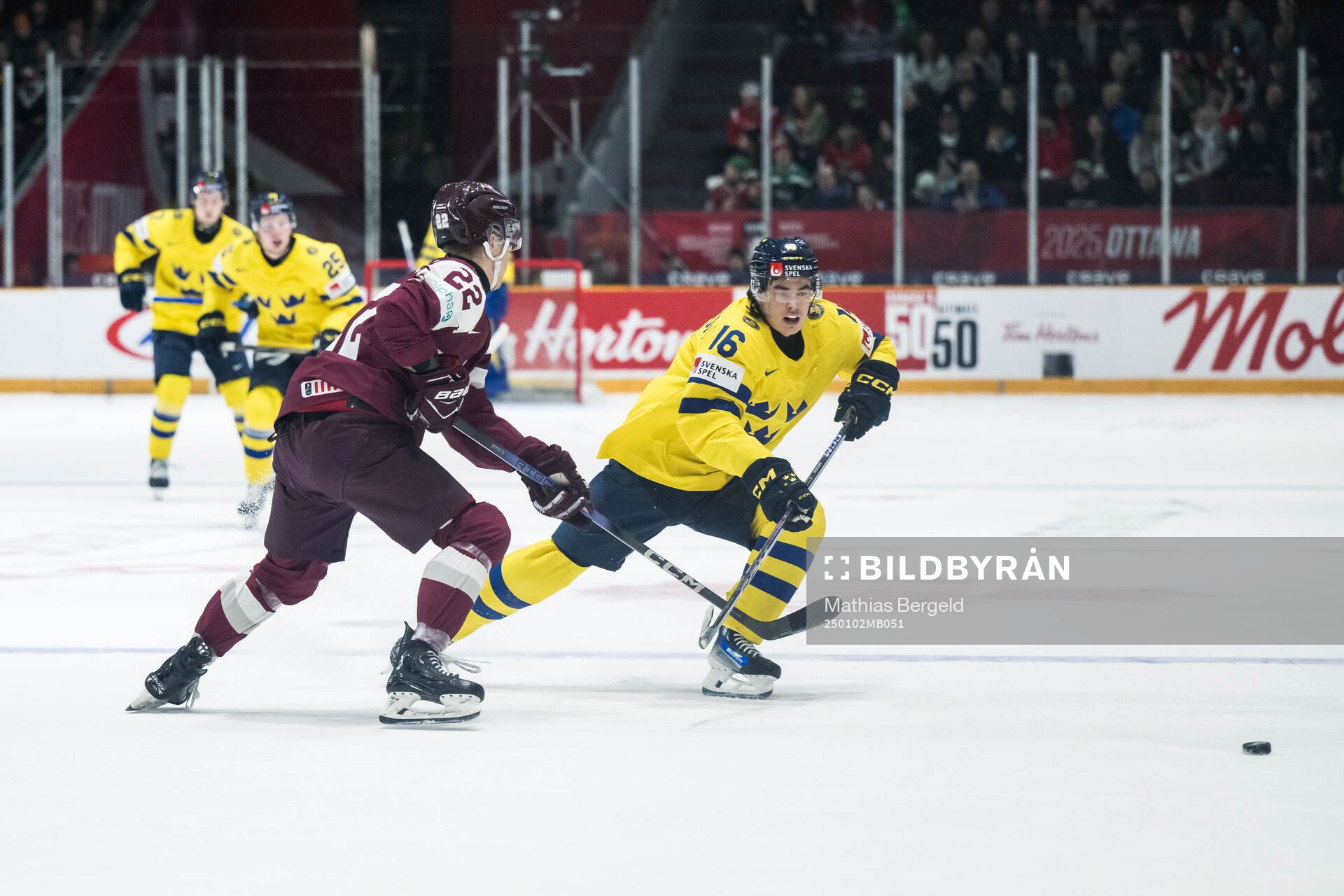 Valdis Dommers of Latvia and Felix Unger Sörum of Sweden