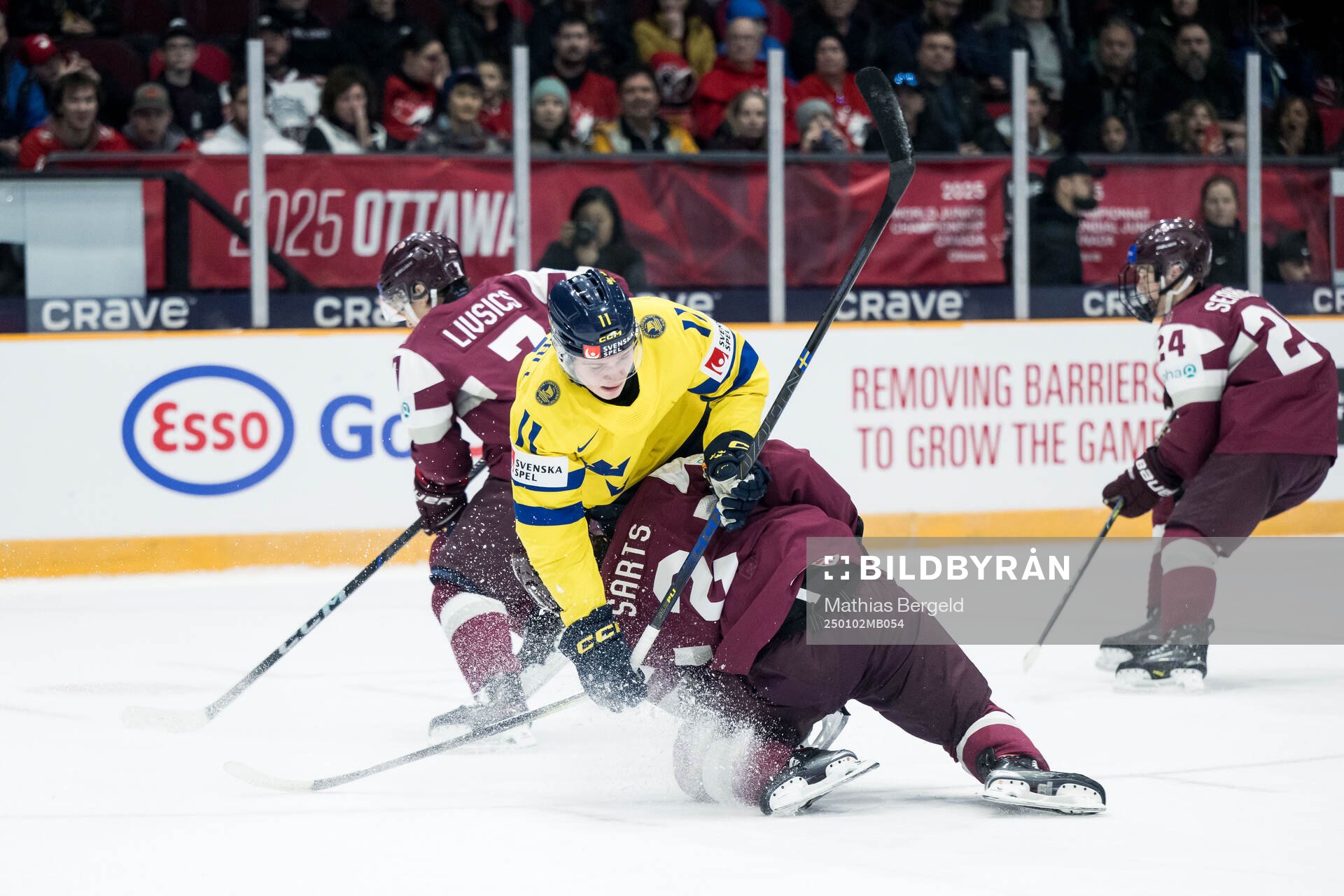 Zeb Forsfjäll of Sweden and Krisjanis Sarts of Latvia