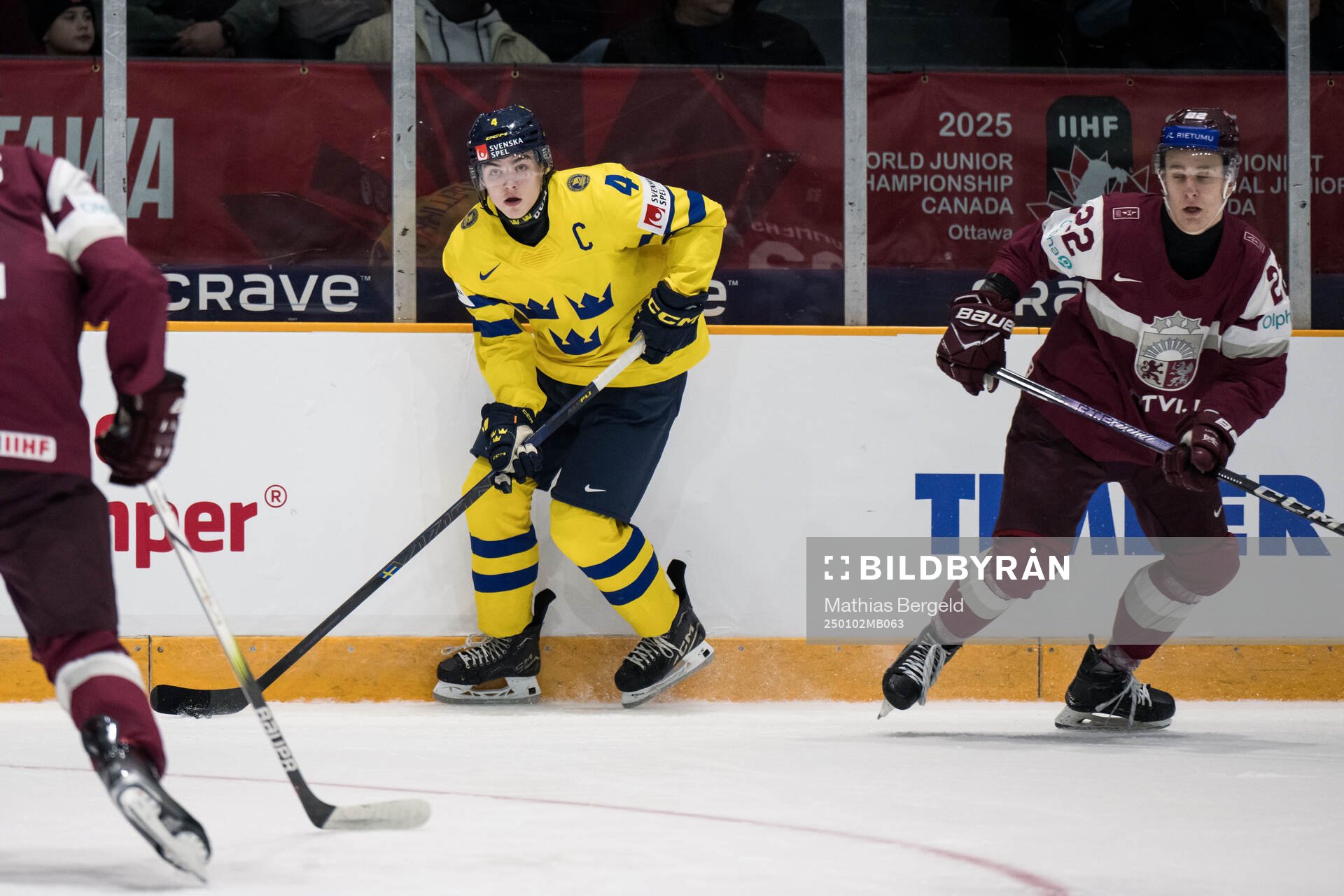 Axel Sandin-Pellikka of Sweden and Valdis Dommers of Latvia