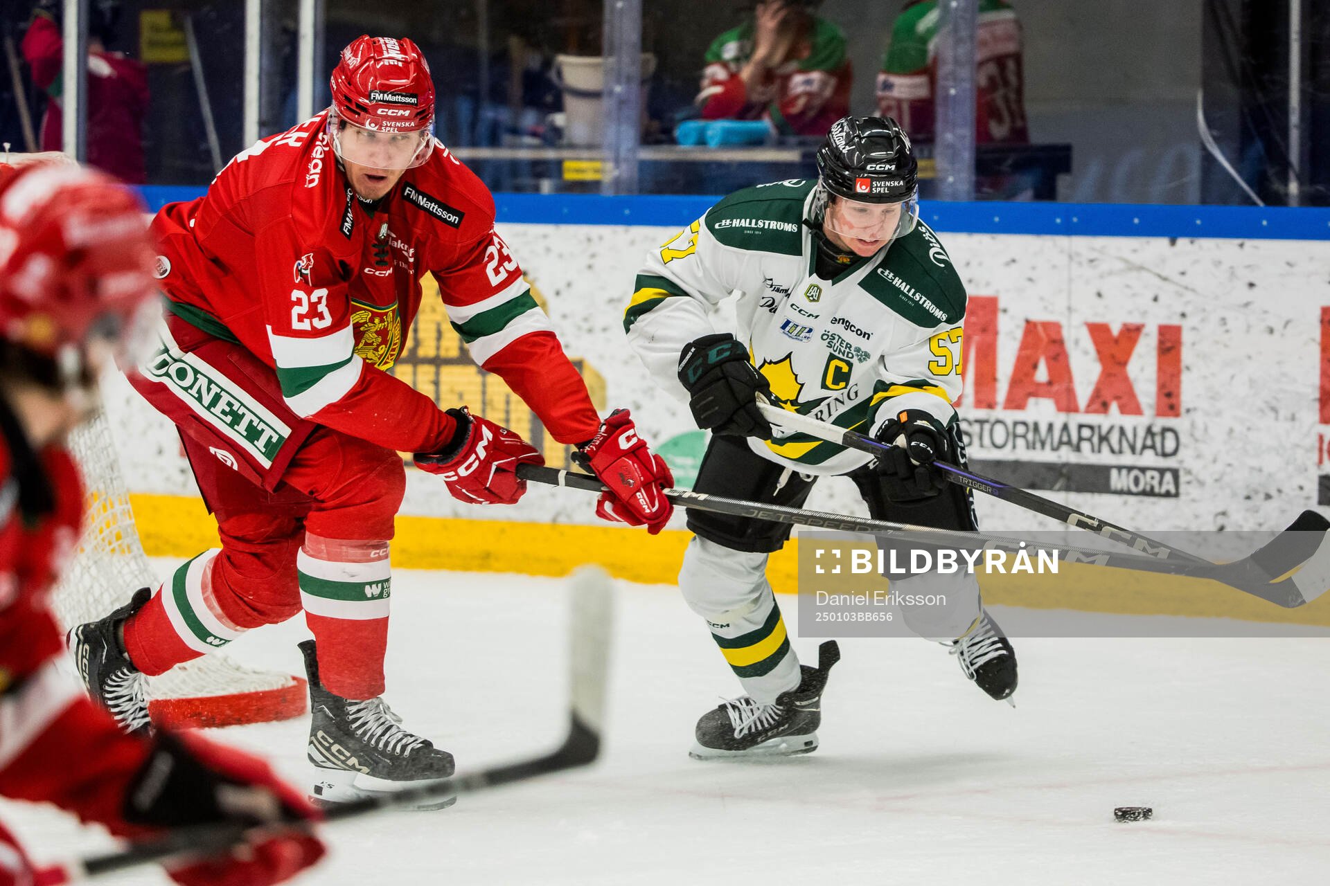 Moras Gustav Olhaver och Östersunds Fredric Jansson
