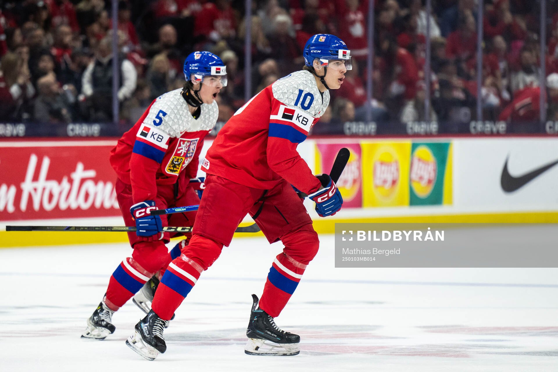 Adam Jecho of Czech Republic celebrates