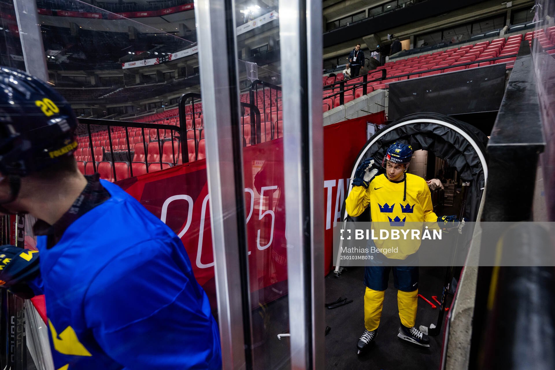 Felix Unger Sörum of Sweden at a practice session