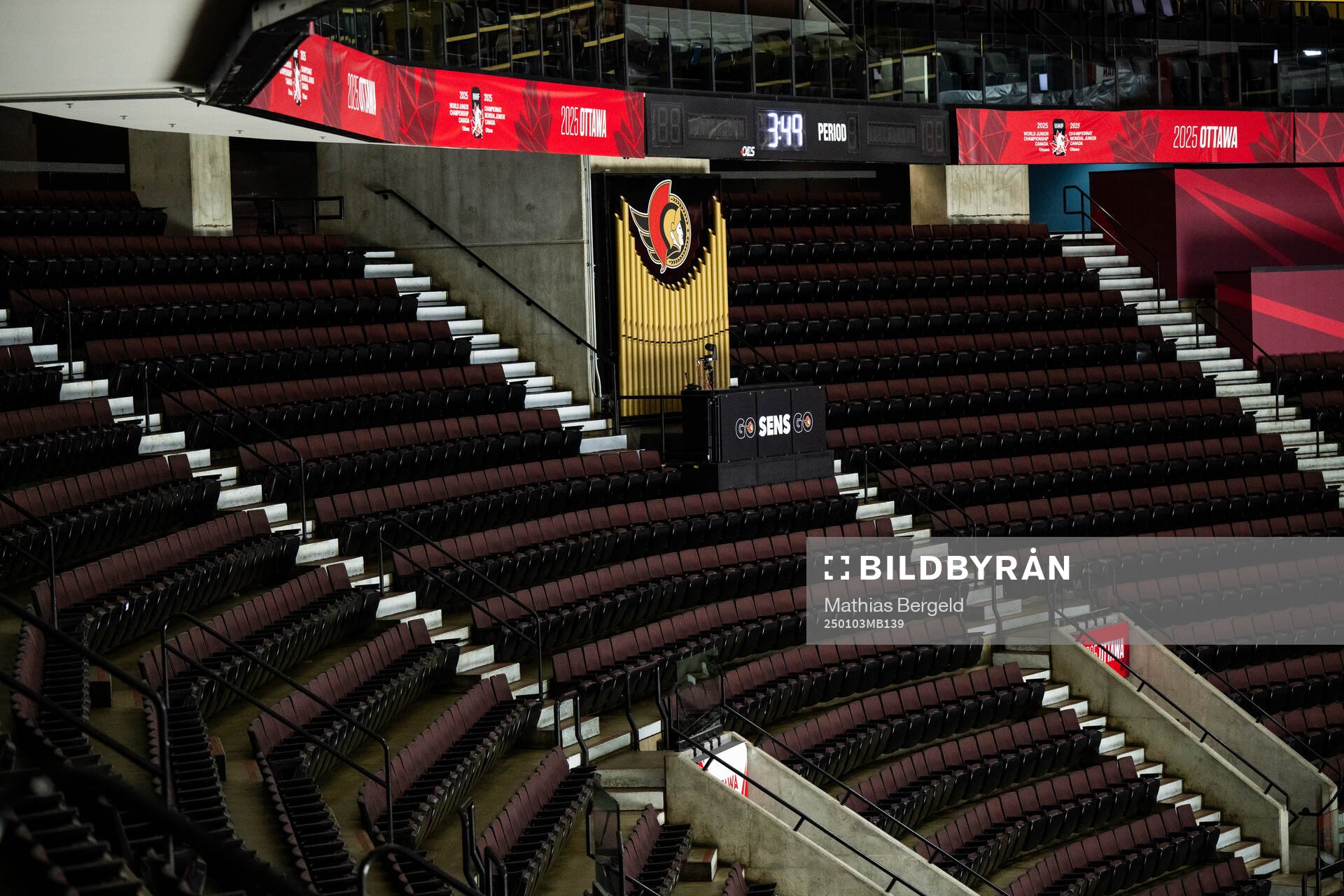Seats at Canadian Tire Center