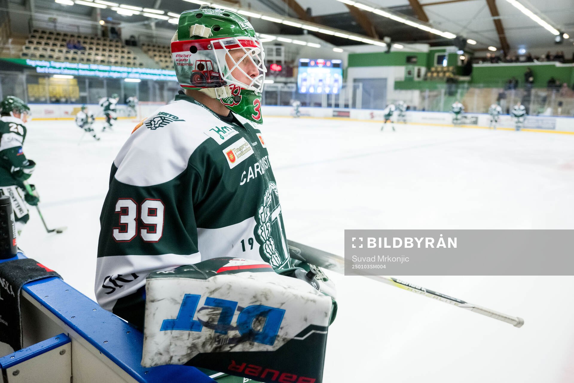 Tingsryds målvakt Emil Cederlund